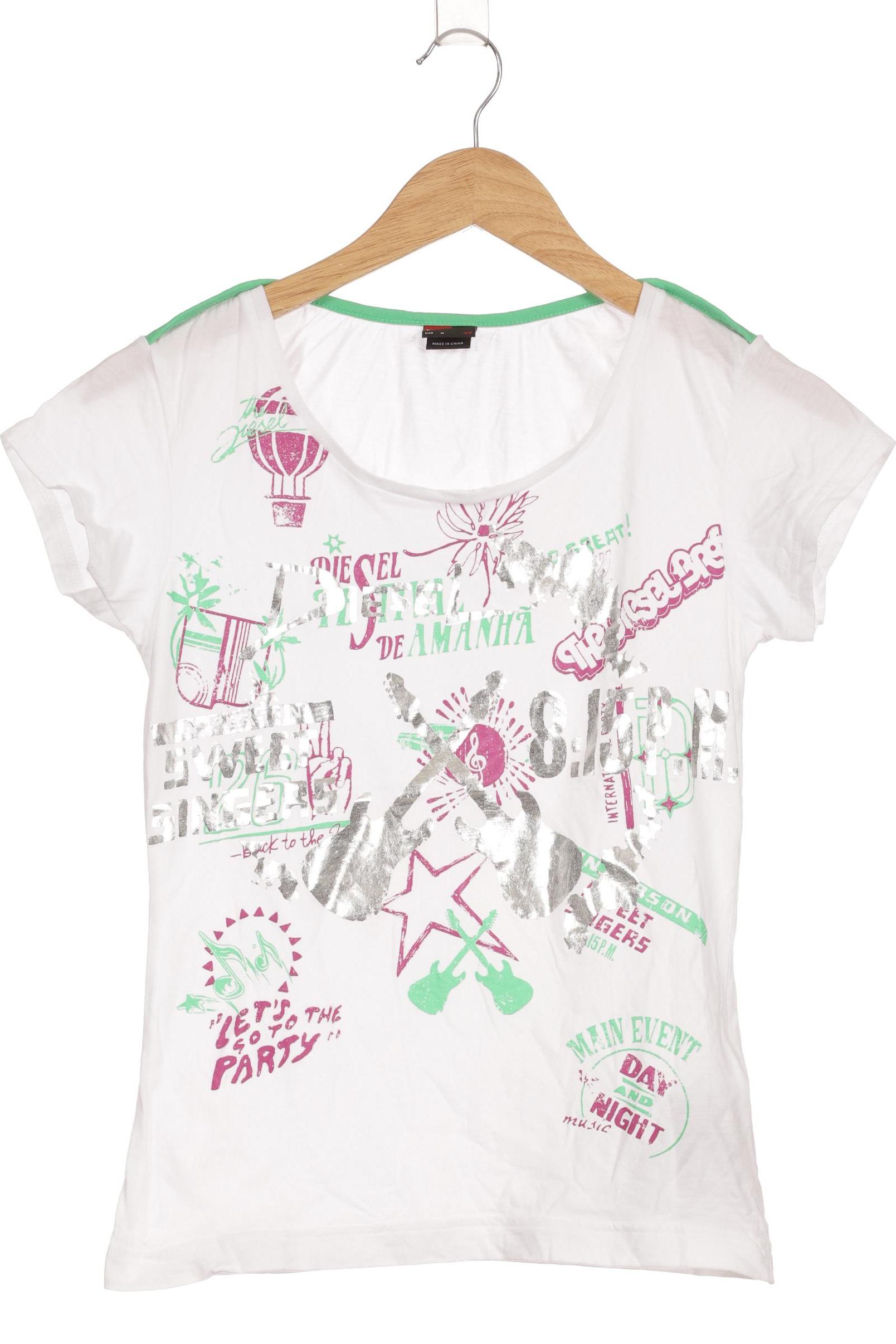 

Diesel Damen T-Shirt, weiß, Gr. 38