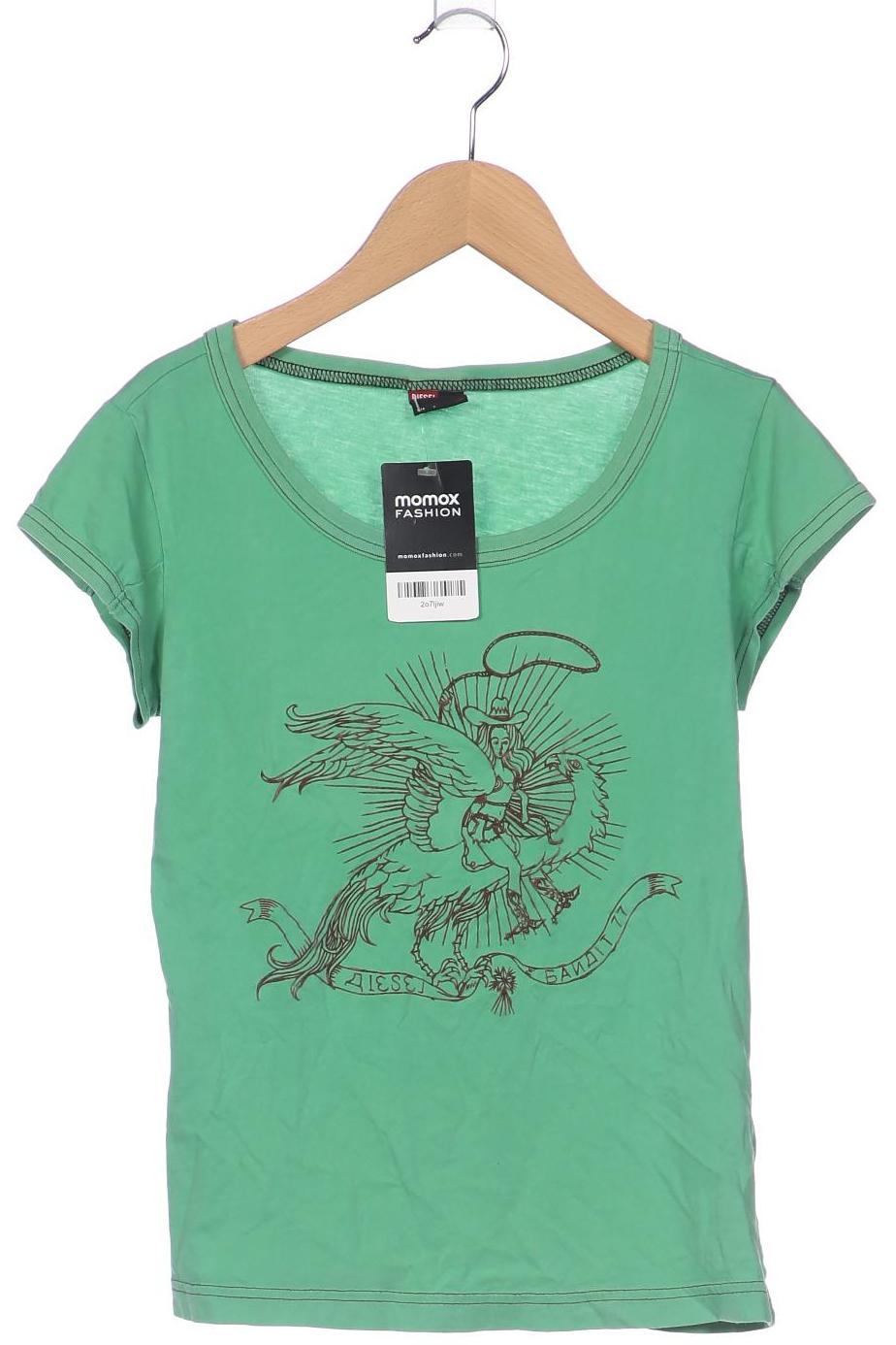 

Diesel Damen T-Shirt, grün, Gr. 36