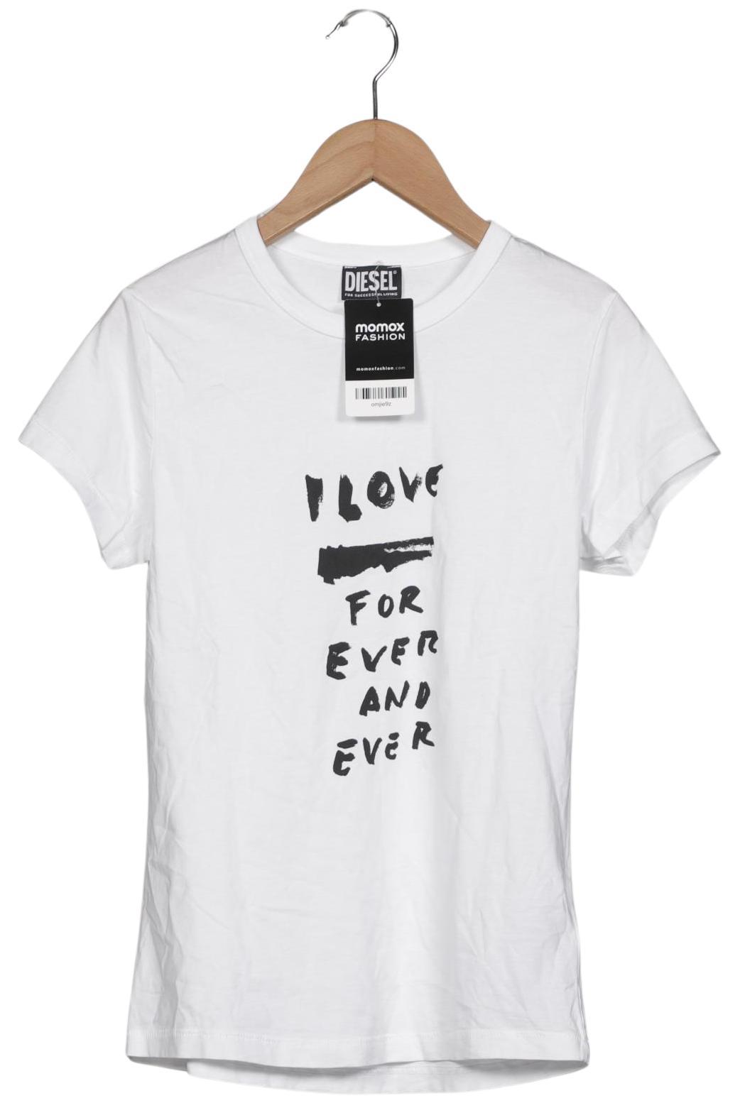 

Diesel Damen T-Shirt, weiß, Gr. 38