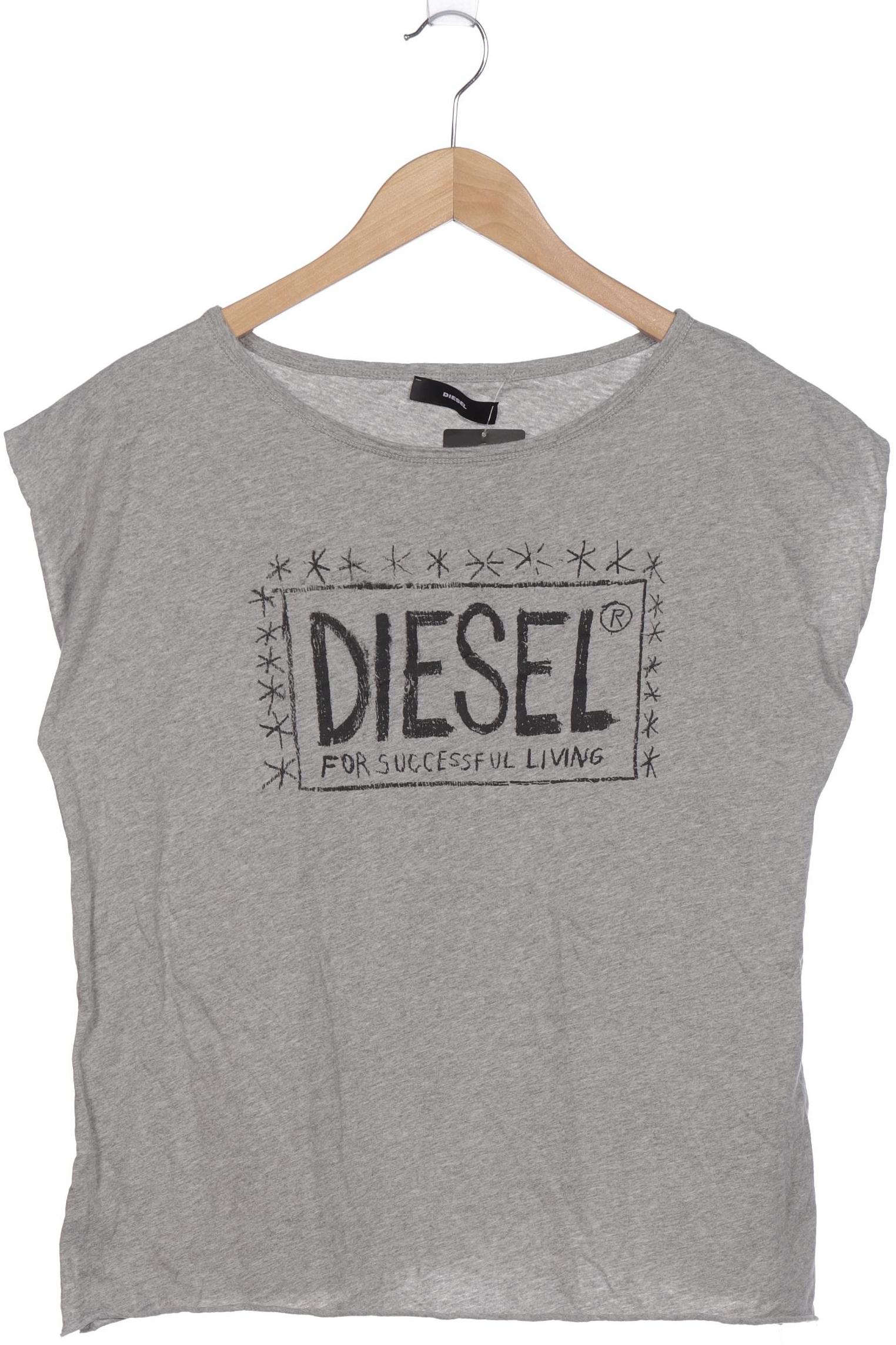

Diesel Damen T-Shirt, grau, Gr. 38