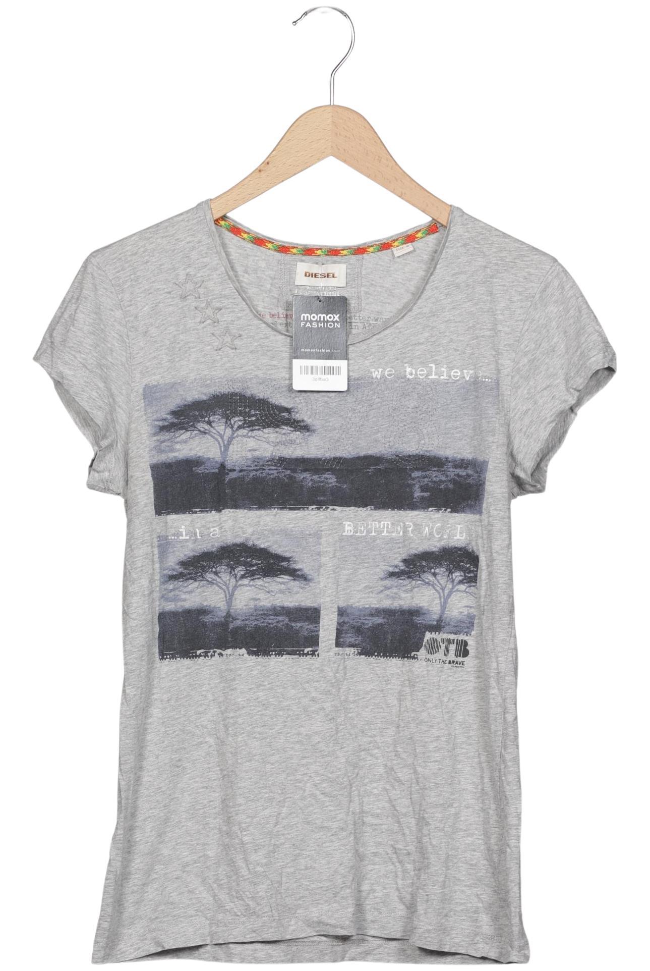 

Diesel Damen T-Shirt, grau, Gr. 38