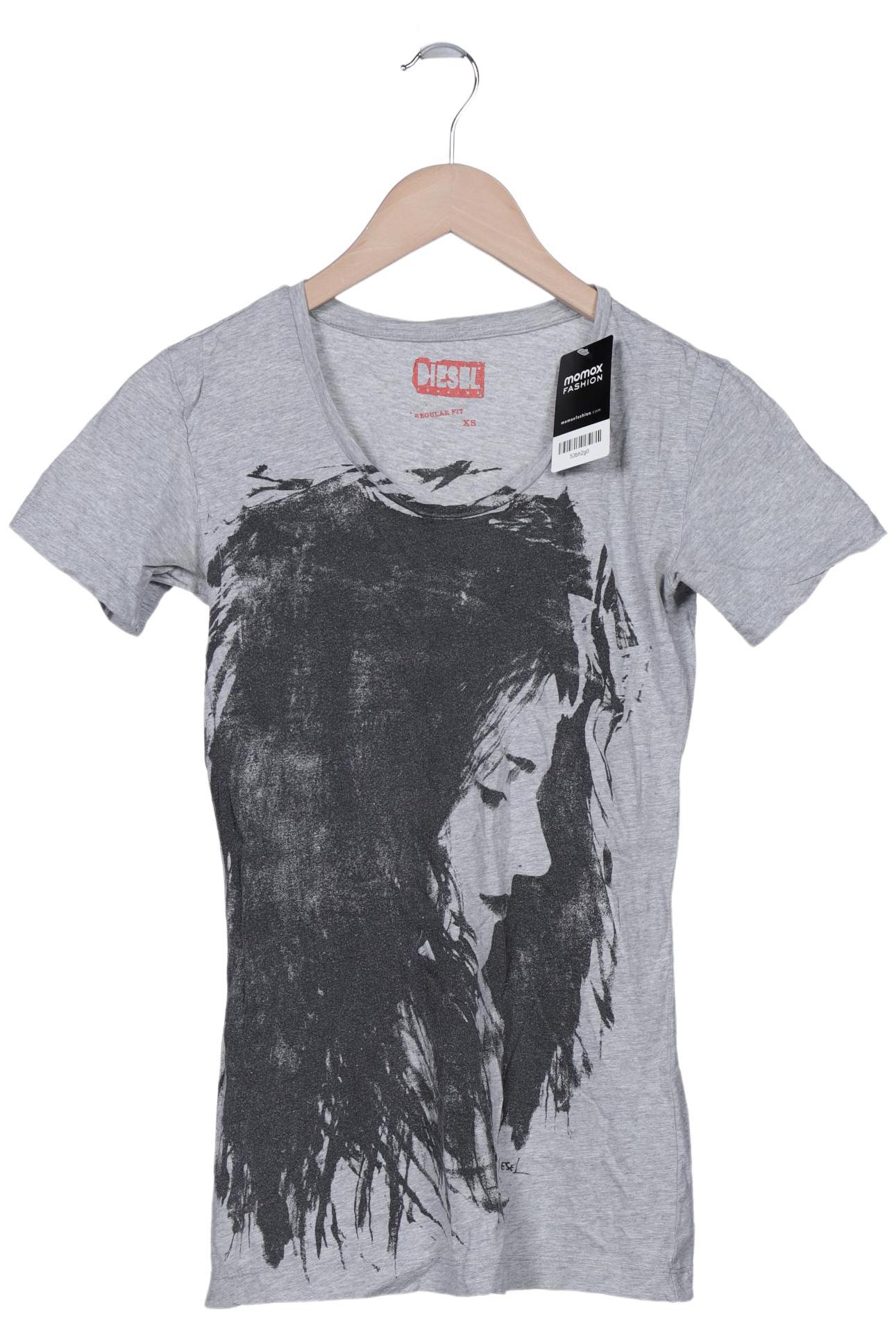 

Diesel Damen T-Shirt, grau, Gr. 34