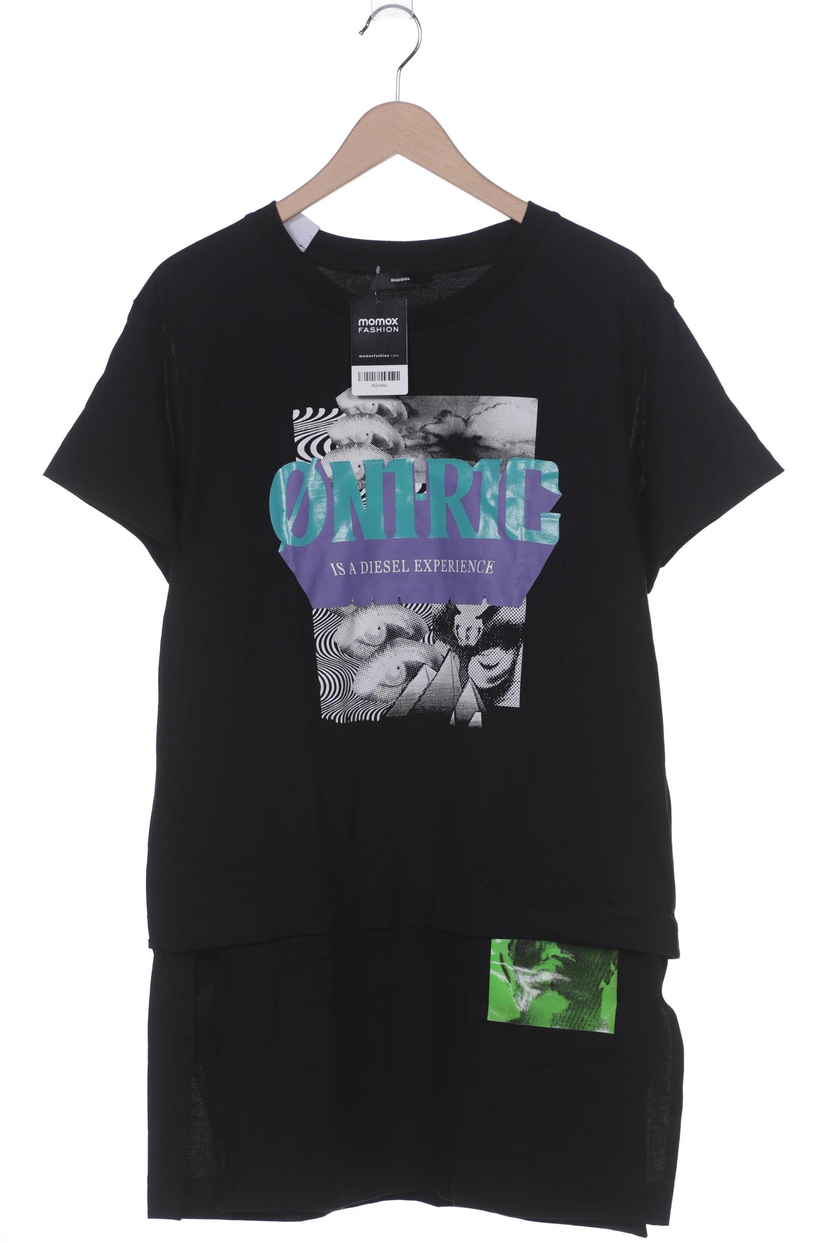 

Diesel Damen T-Shirt, schwarz, Gr. 38