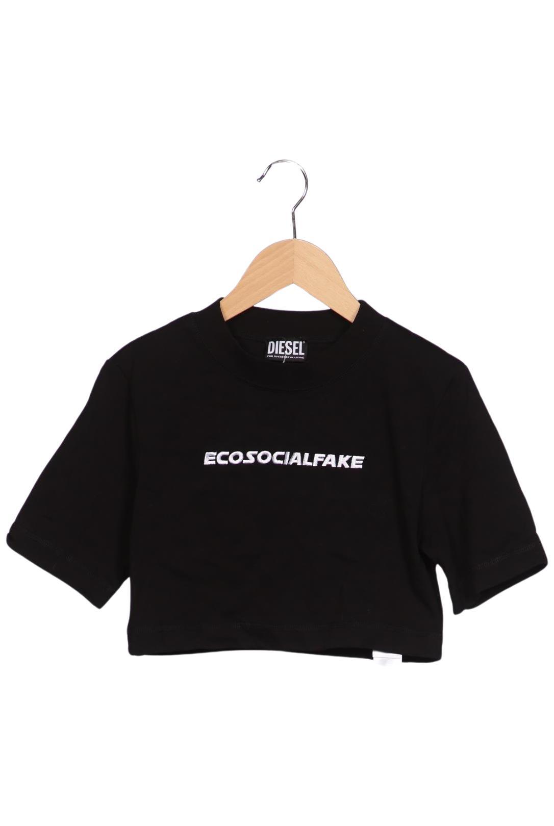 

Diesel Damen T-Shirt, schwarz, Gr. 34