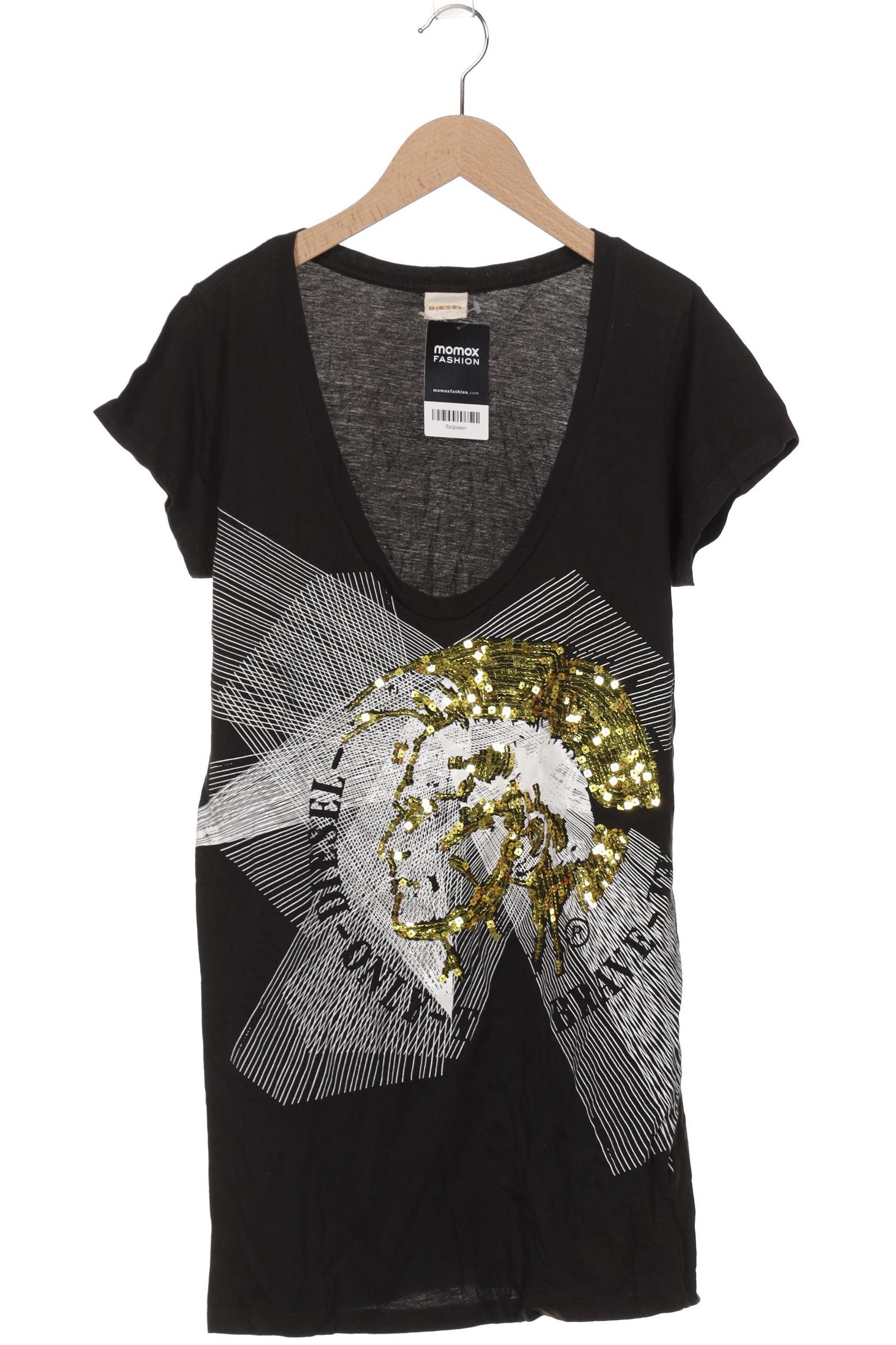 

Diesel Damen T-Shirt, schwarz, Gr. 38