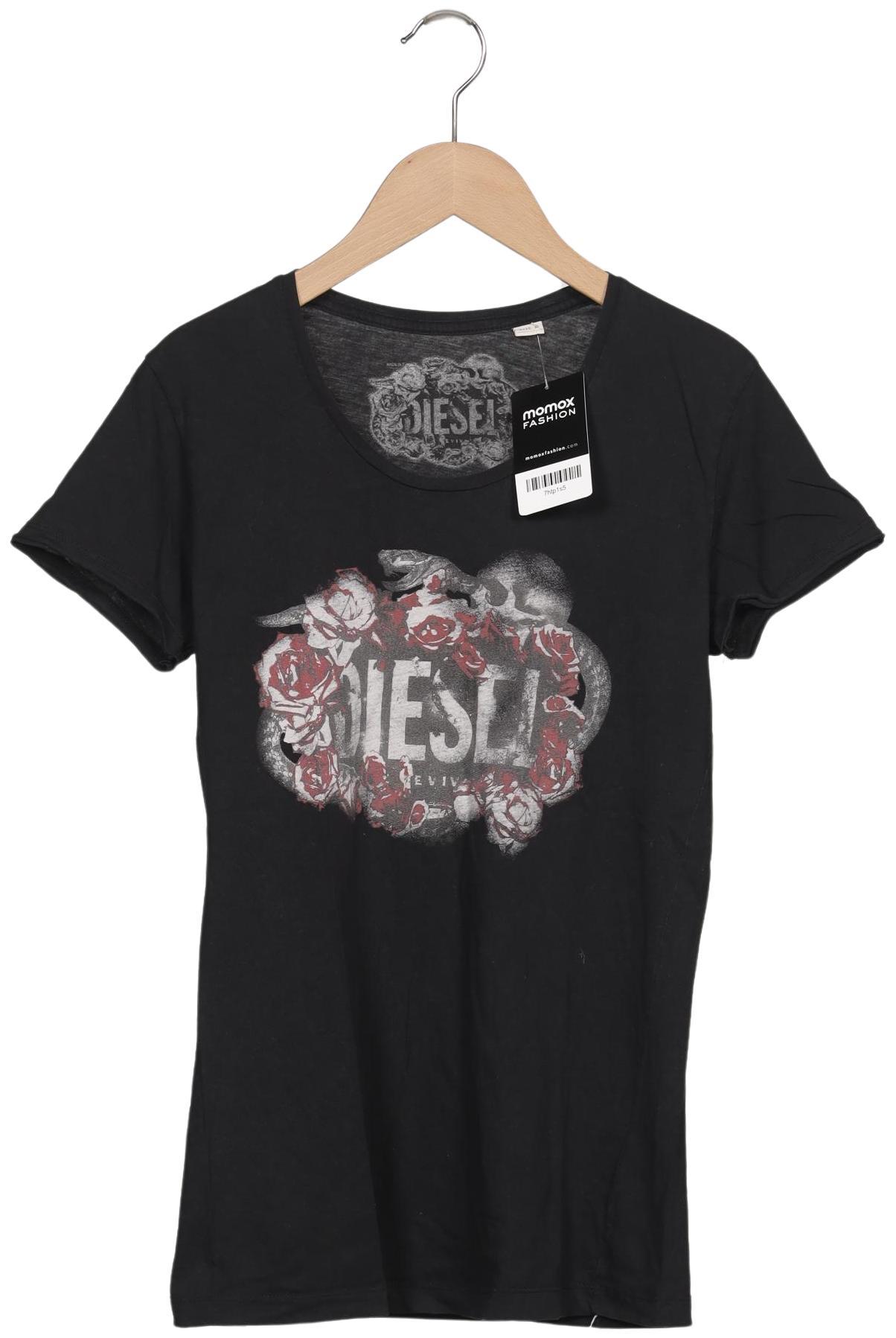 

Diesel Damen T-Shirt, schwarz, Gr. 38