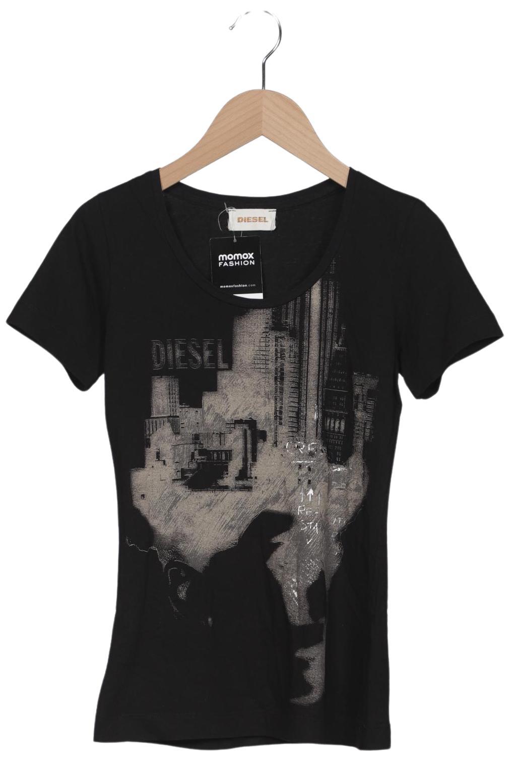 

Diesel Damen T-Shirt, schwarz, Gr. 34