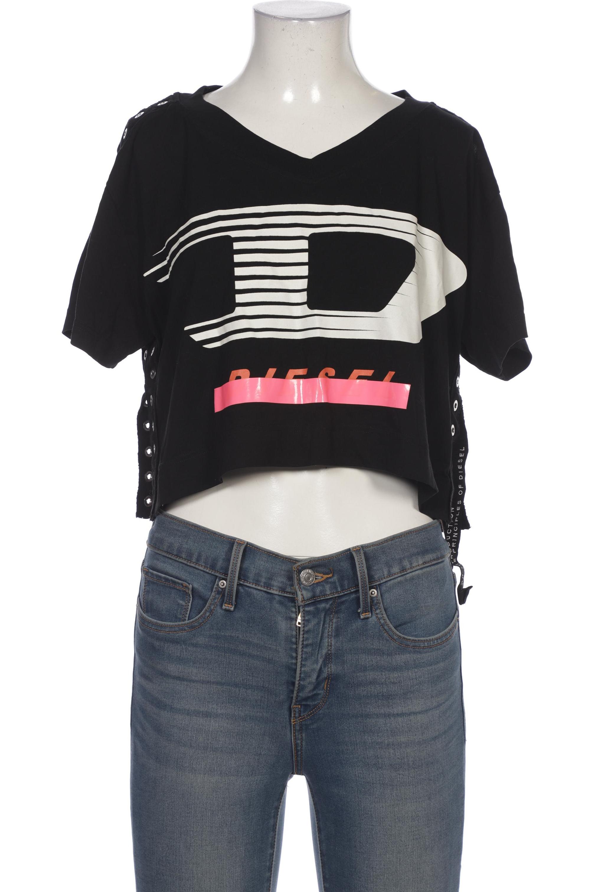 

Diesel Damen T-Shirt, schwarz, Gr. 34