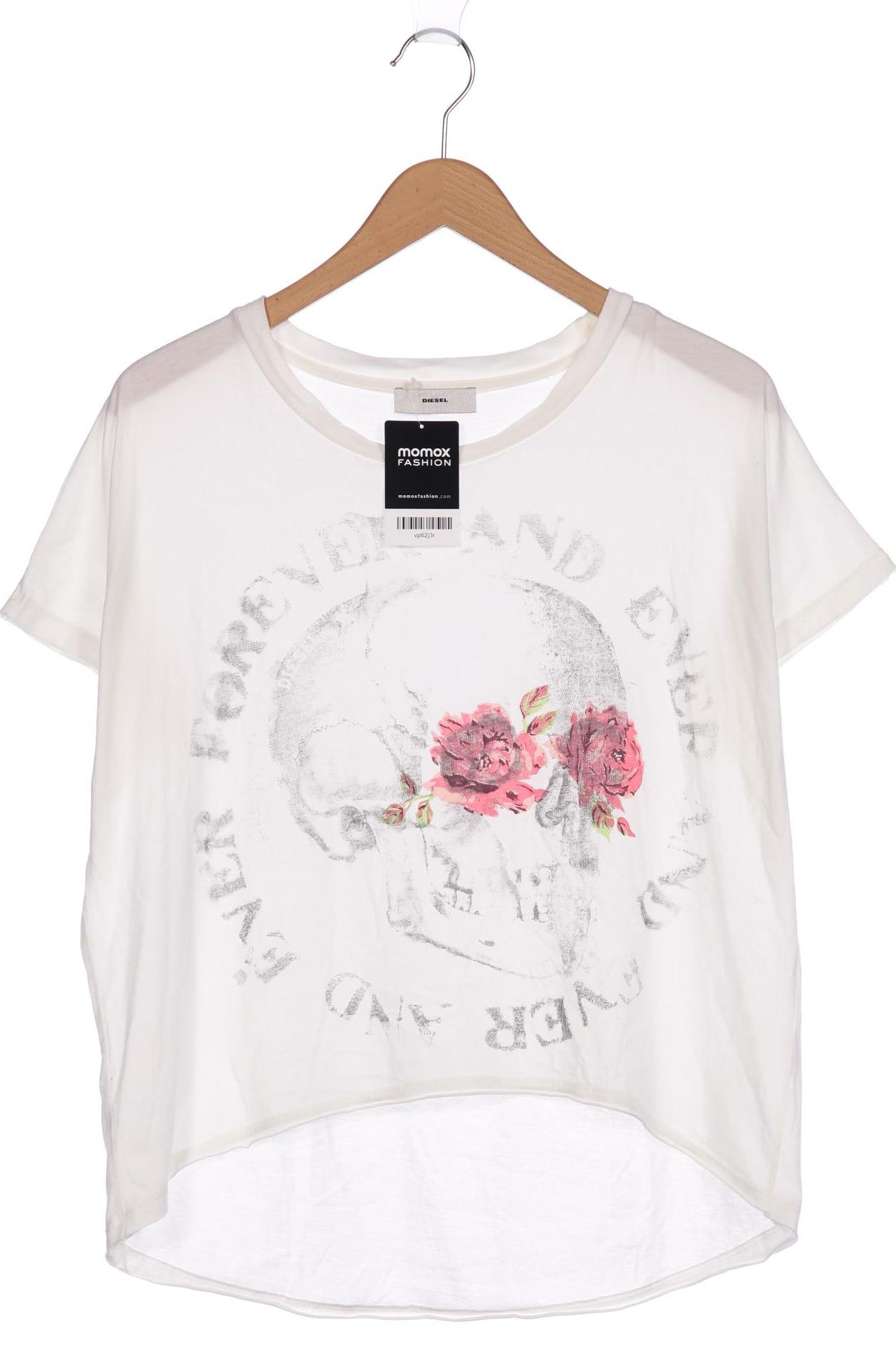 

Diesel Damen T-Shirt, cremeweiß, Gr. 34