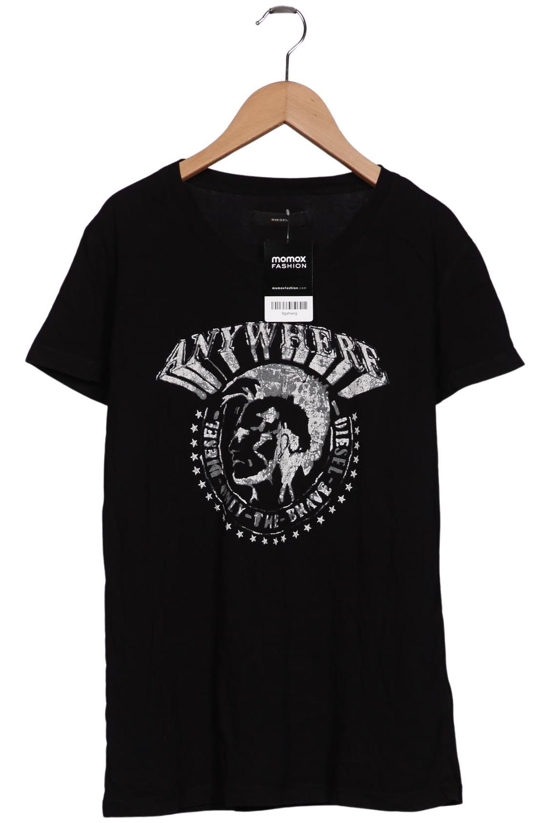 

Diesel Damen T-Shirt, schwarz, Gr. 44