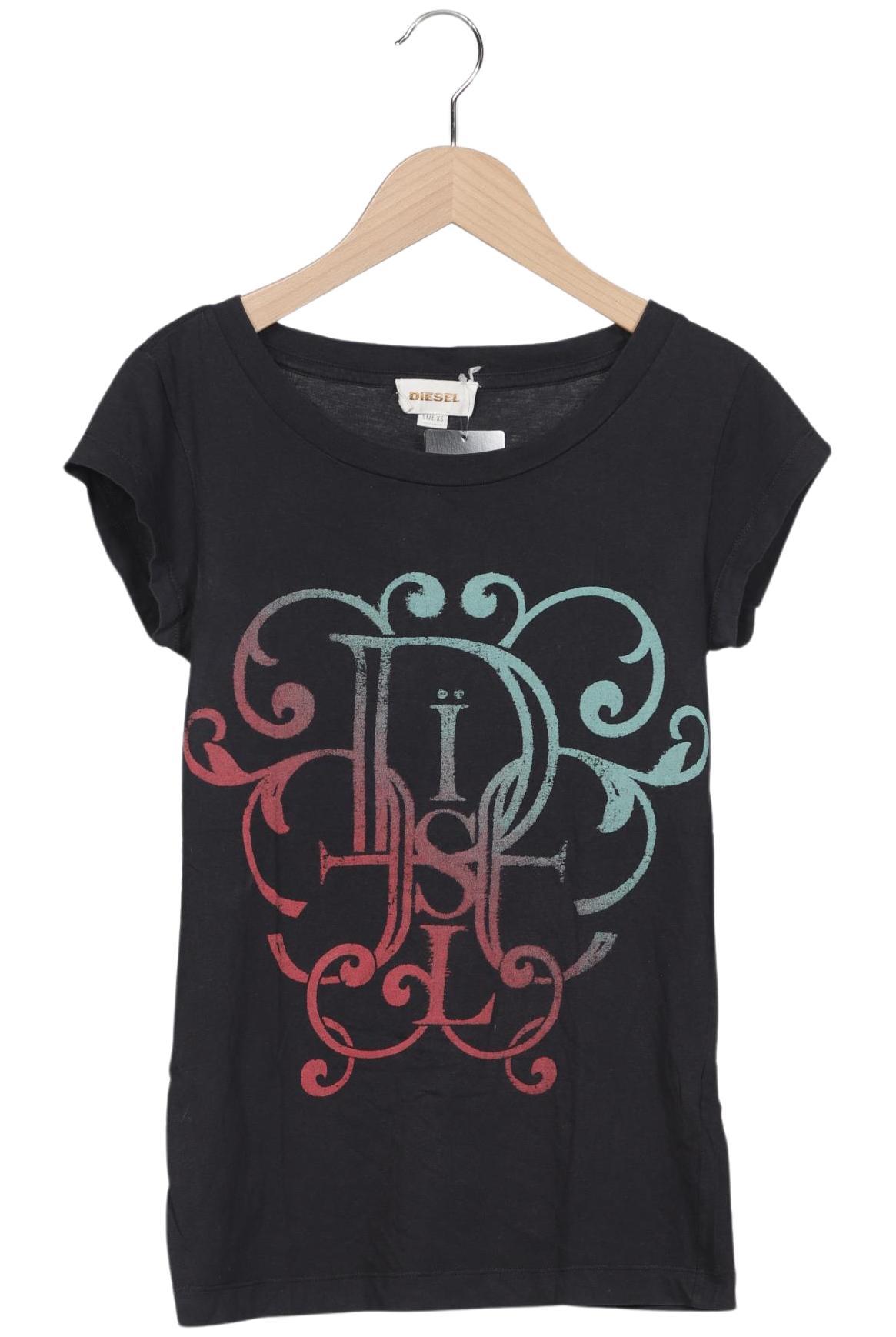 

Diesel Damen T-Shirt, schwarz, Gr. 34