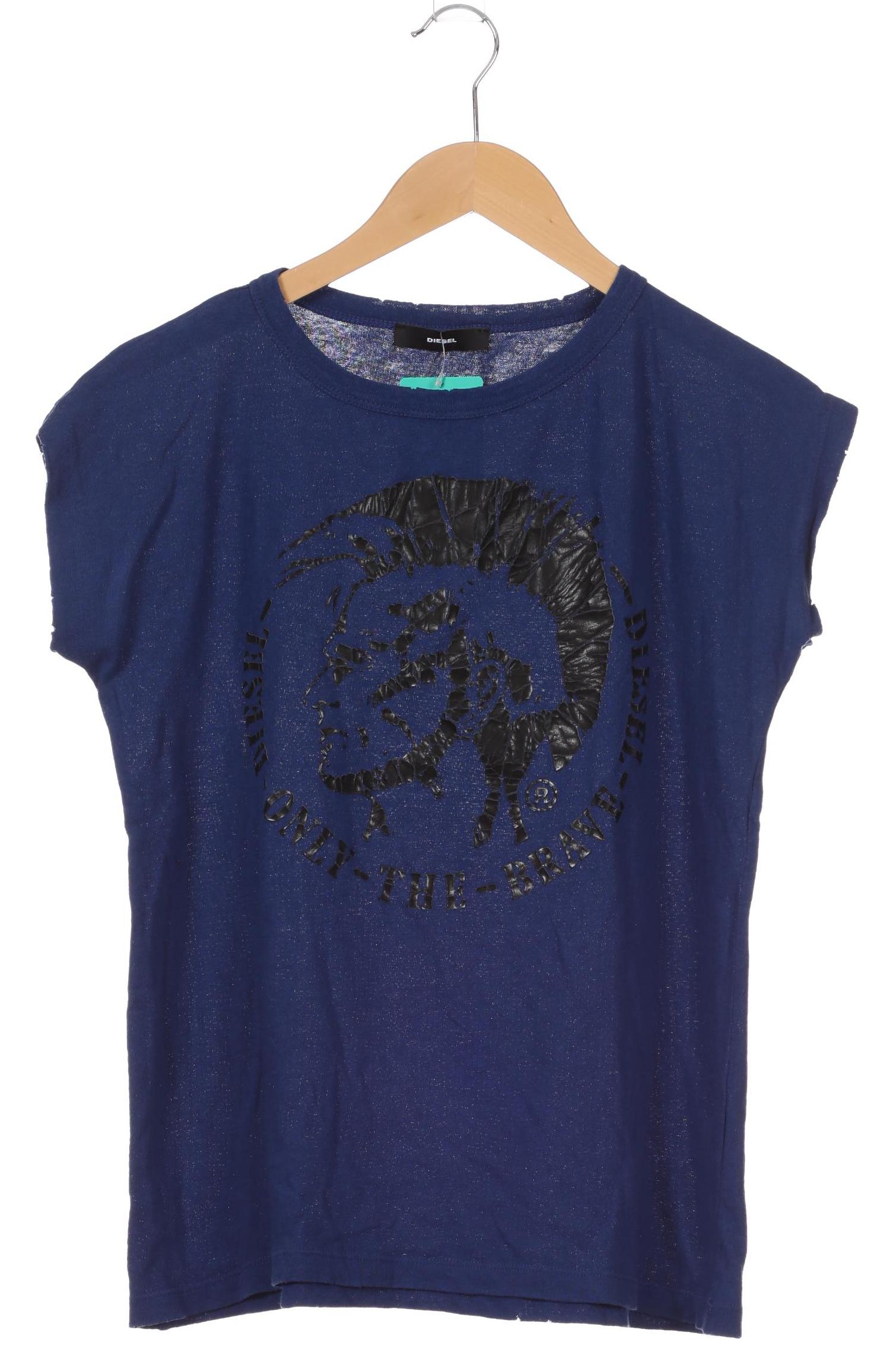 

Diesel Damen T-Shirt, blau, Gr. 34