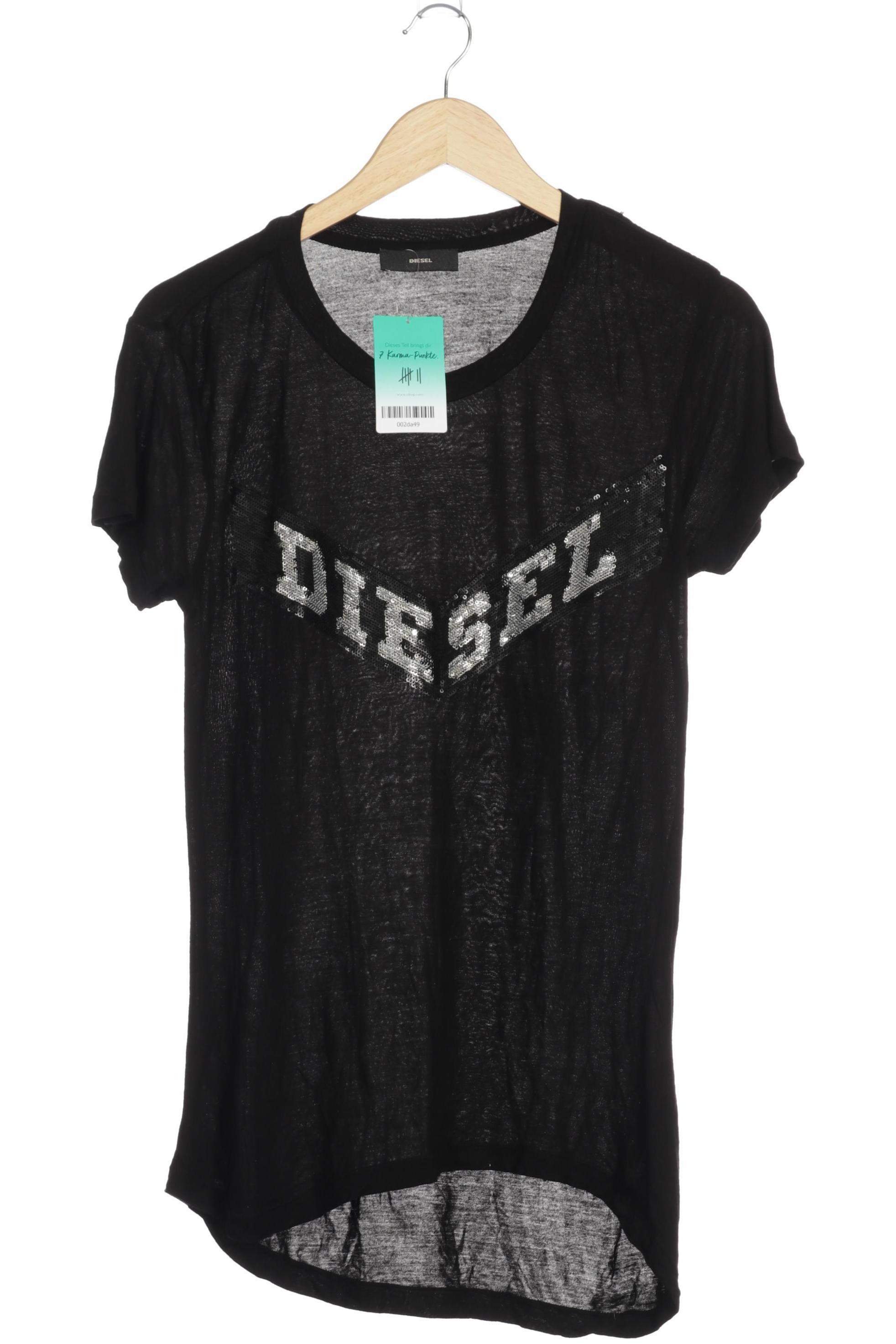 

Diesel Damen T-Shirt, schwarz, Gr.