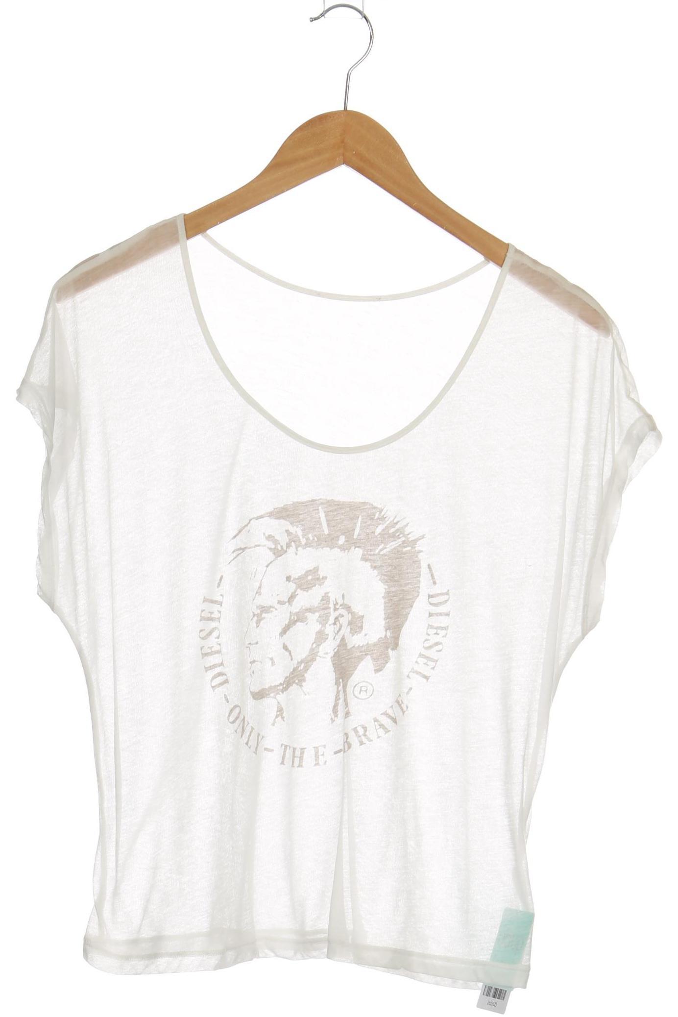 

Diesel Damen T-Shirt, weiß, Gr.