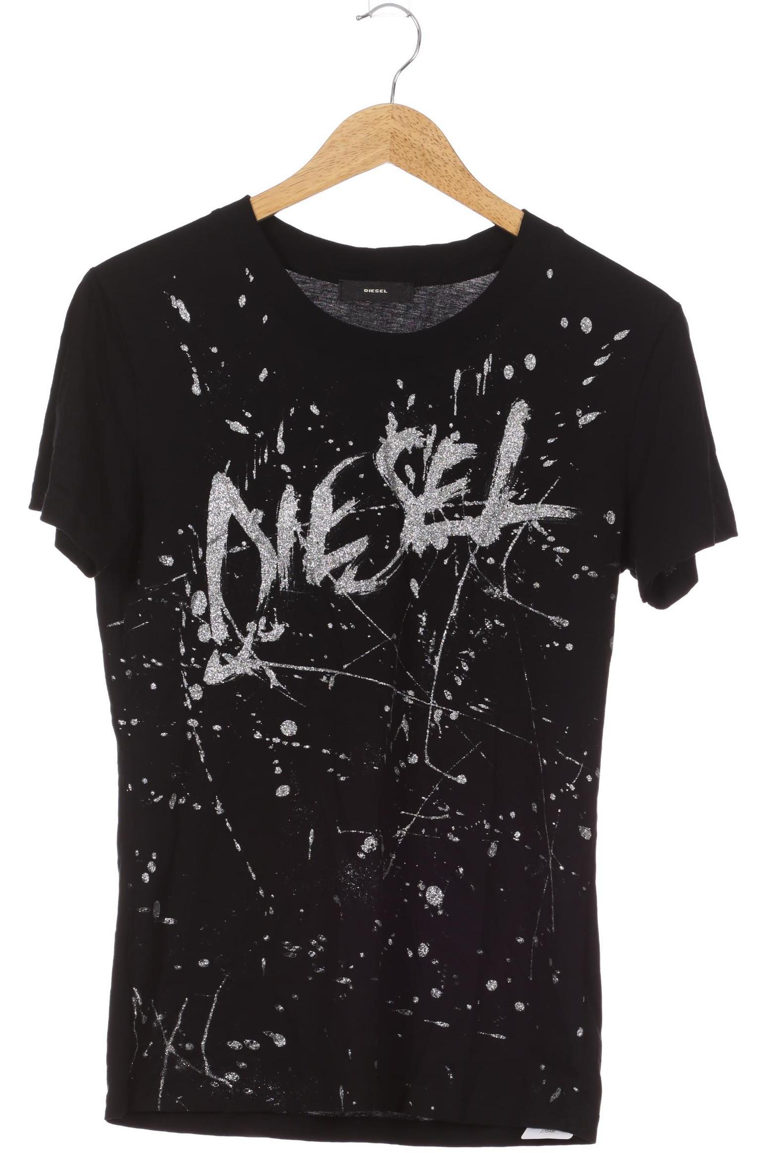 

Diesel Damen T-Shirt, schwarz, Gr.