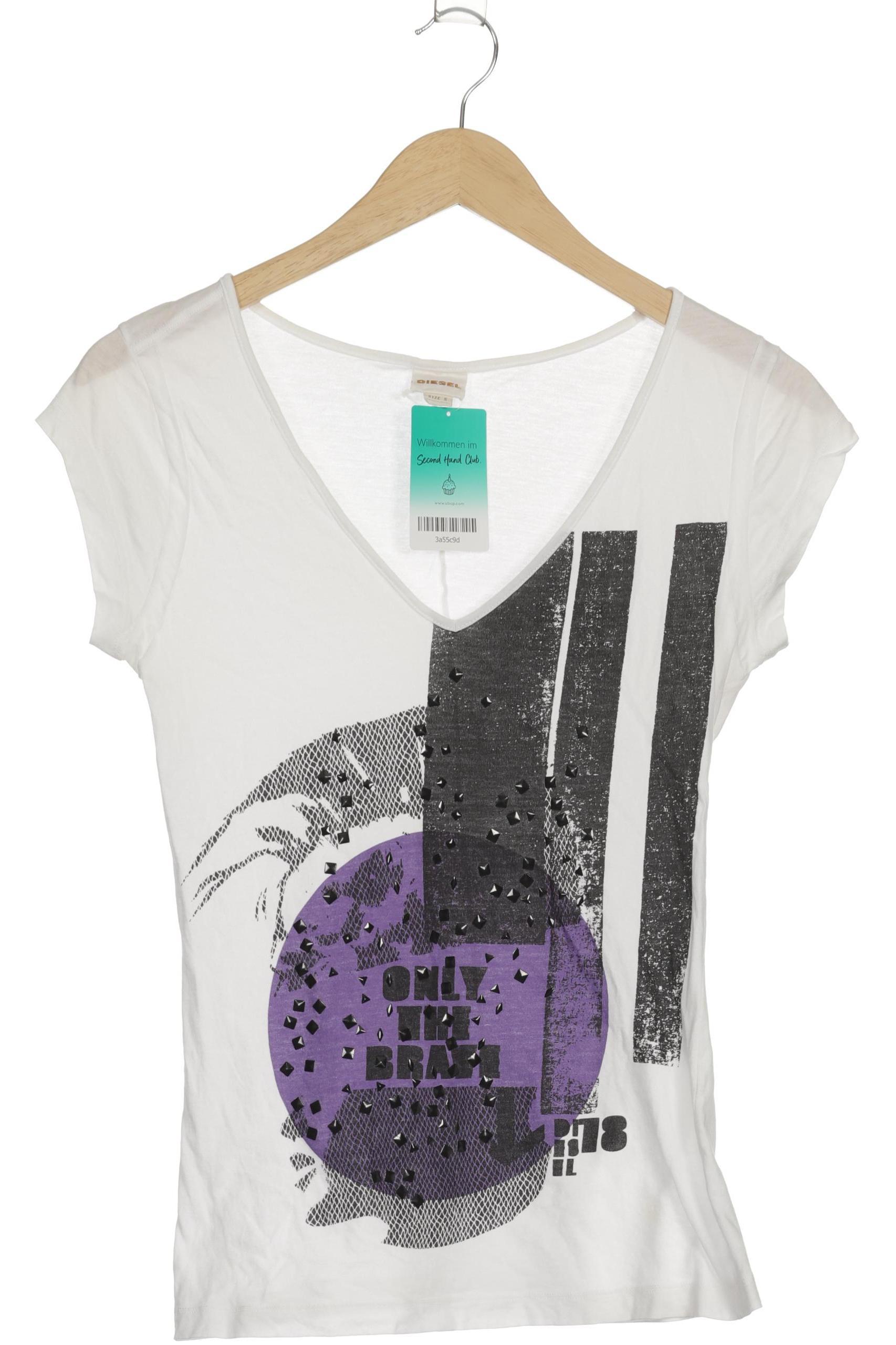 

Diesel Damen T-Shirt, weiß, Gr.