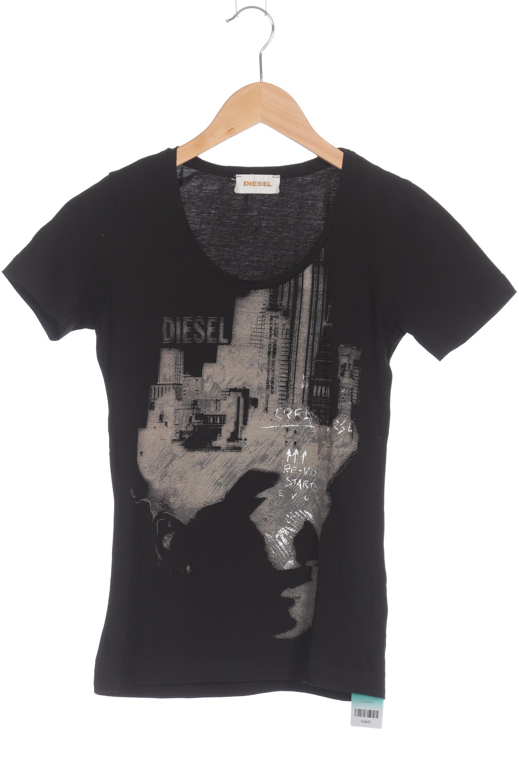 

Diesel Damen T-Shirt, schwarz, Gr.