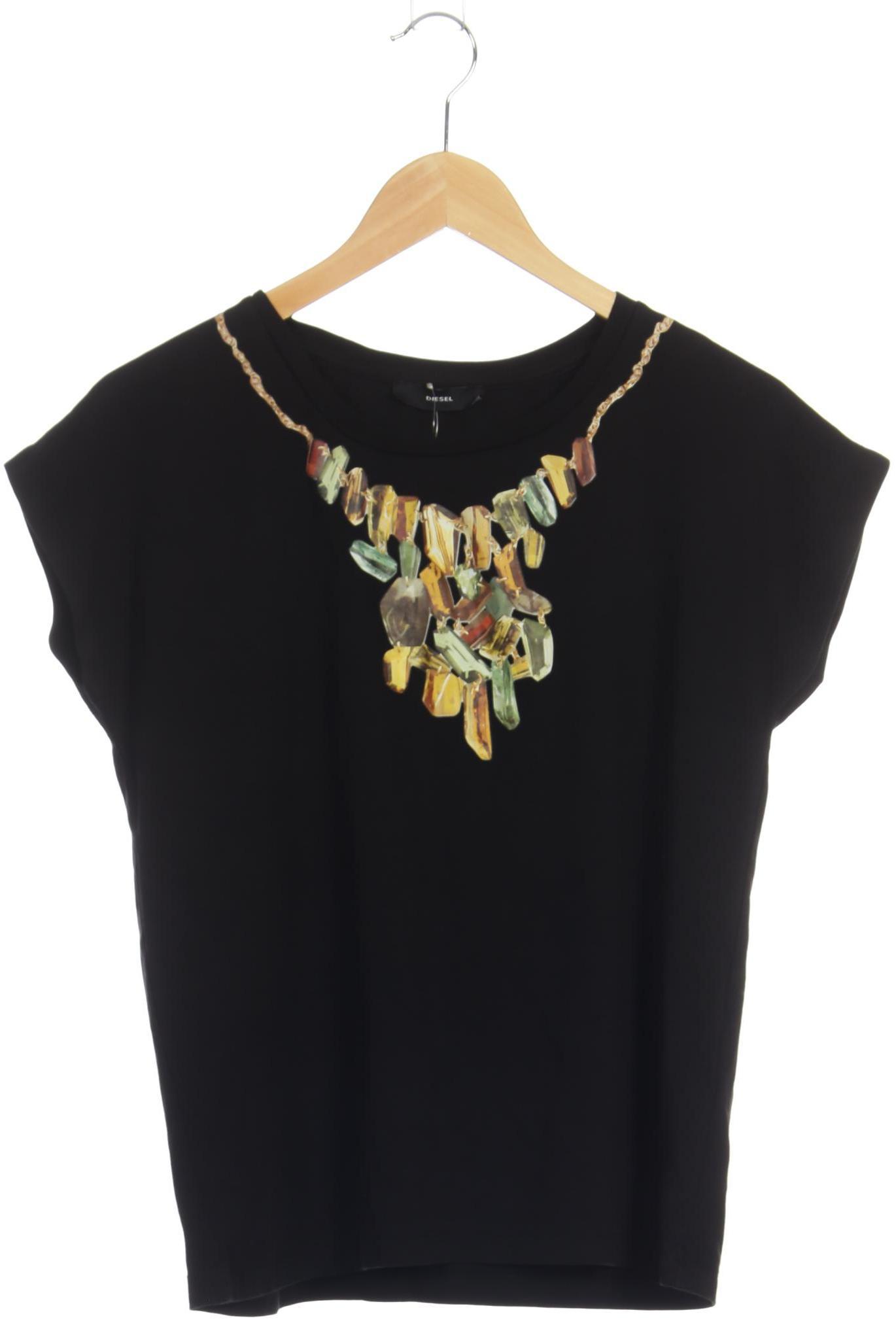 

Diesel Damen T-Shirt, schwarz, Gr.