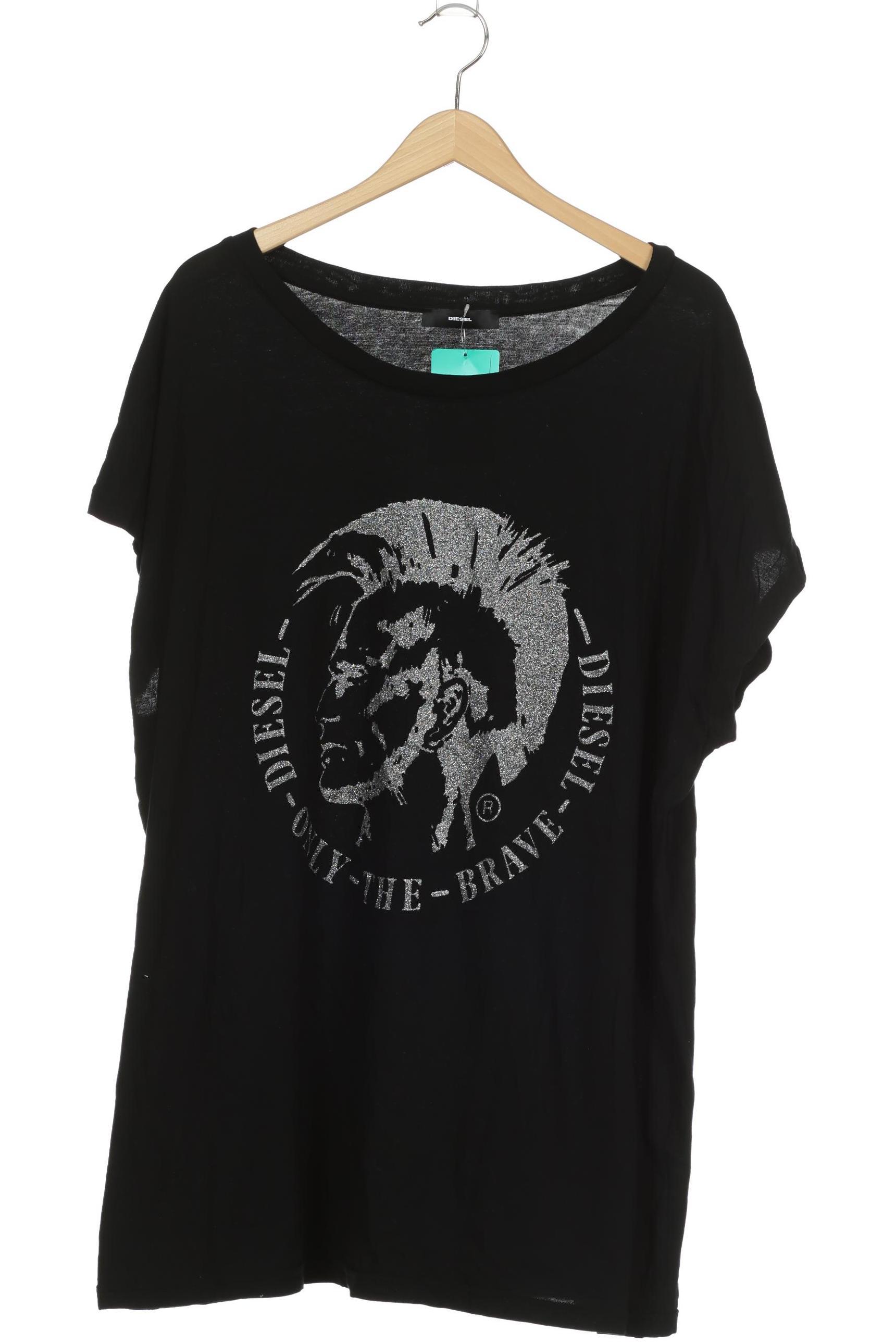 

Diesel Damen T-Shirt, schwarz, Gr.