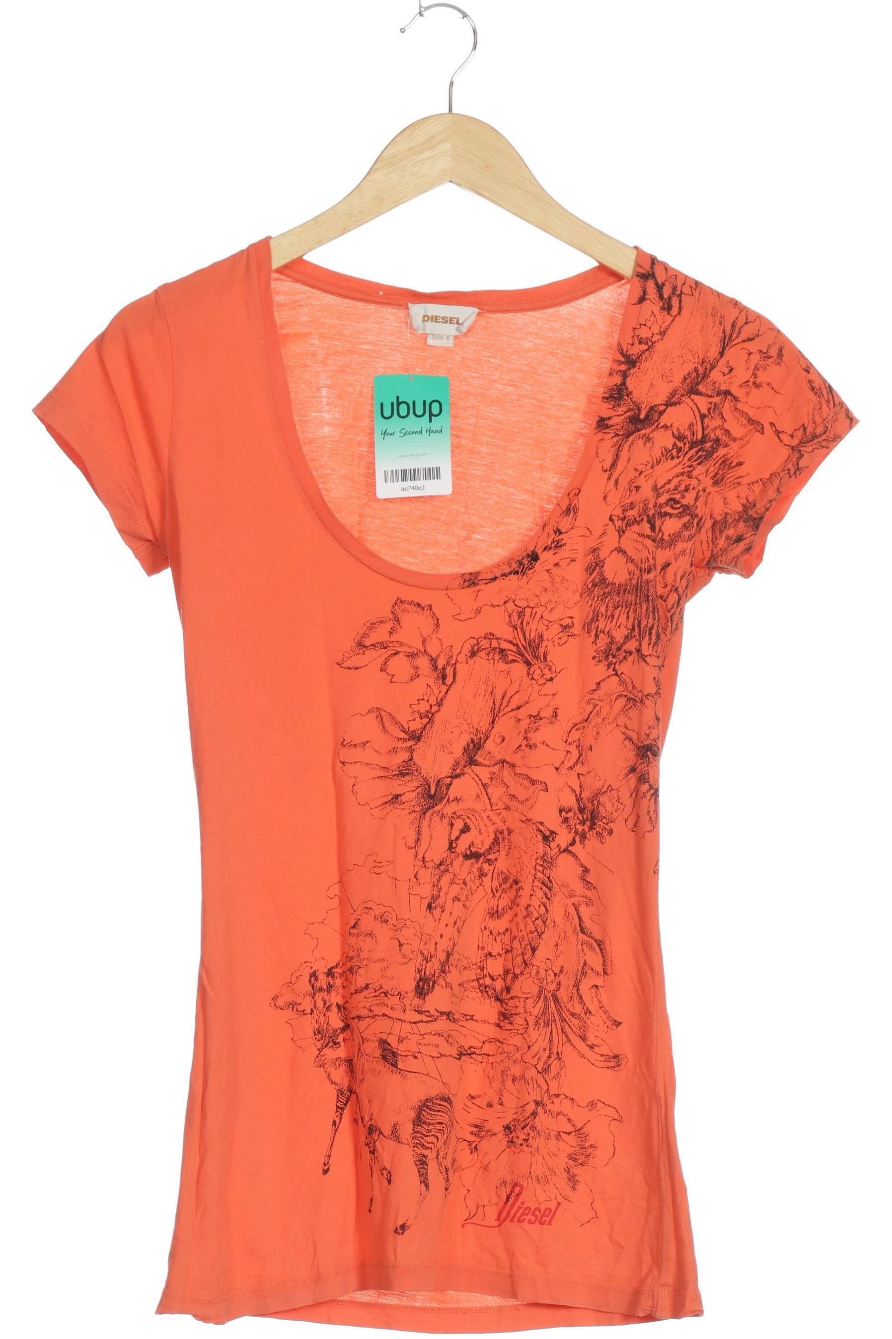 

Diesel Damen T-Shirt, orange, Gr.