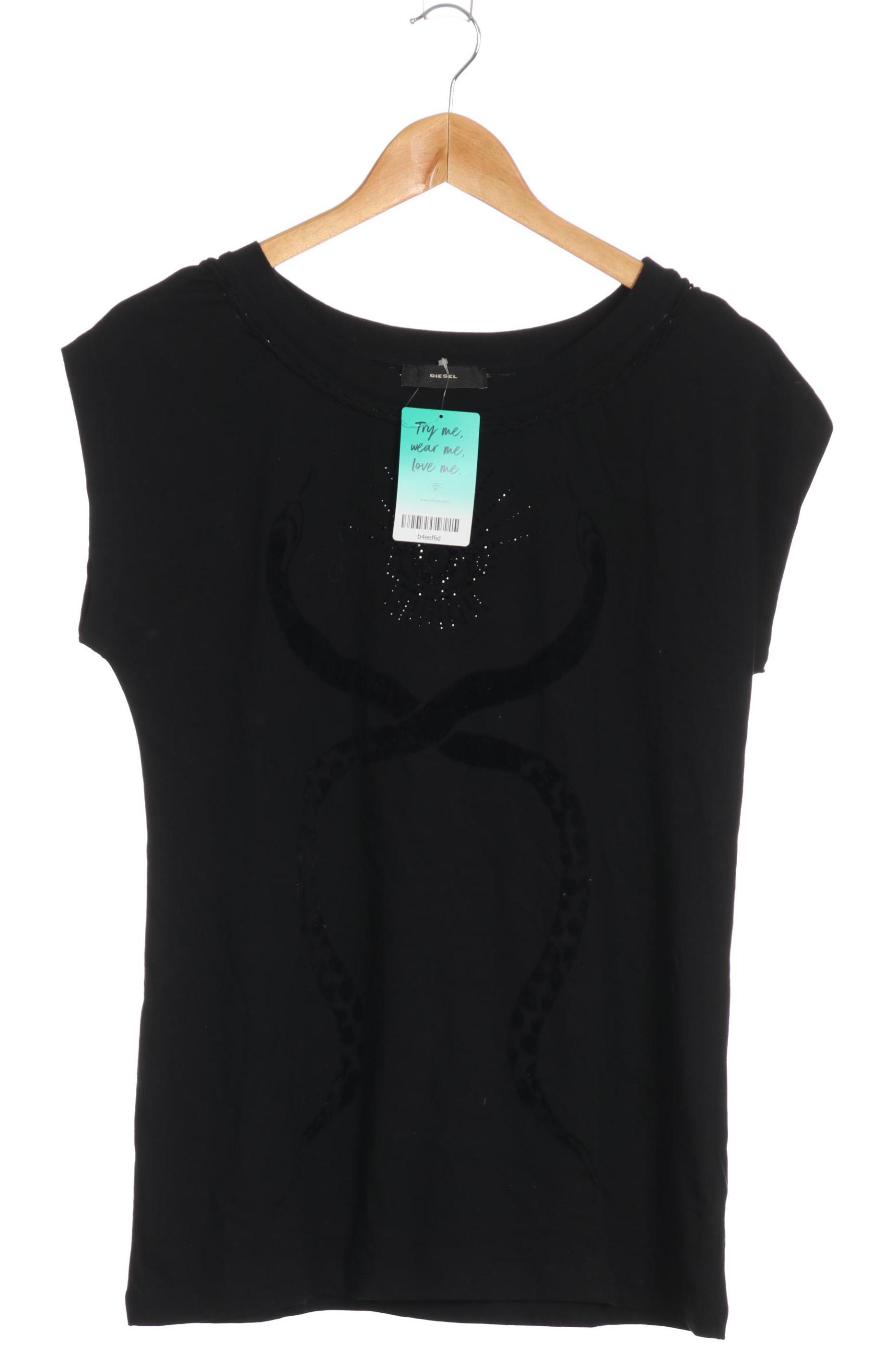 

Diesel Damen T-Shirt, schwarz, Gr.