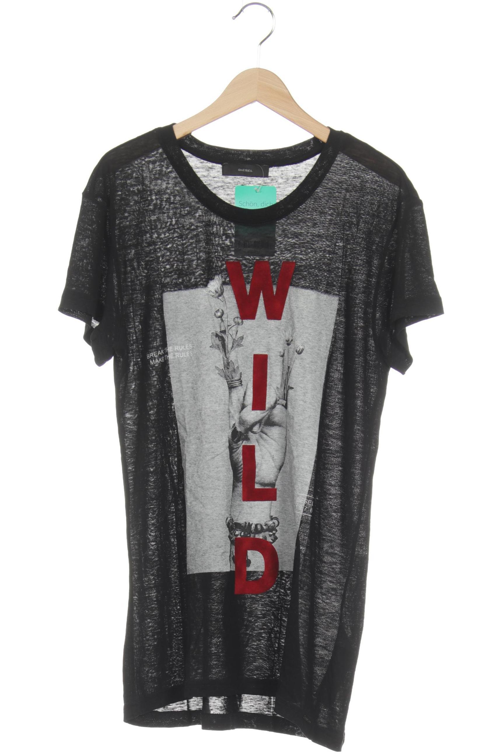 

Diesel Damen T-Shirt, schwarz, Gr.