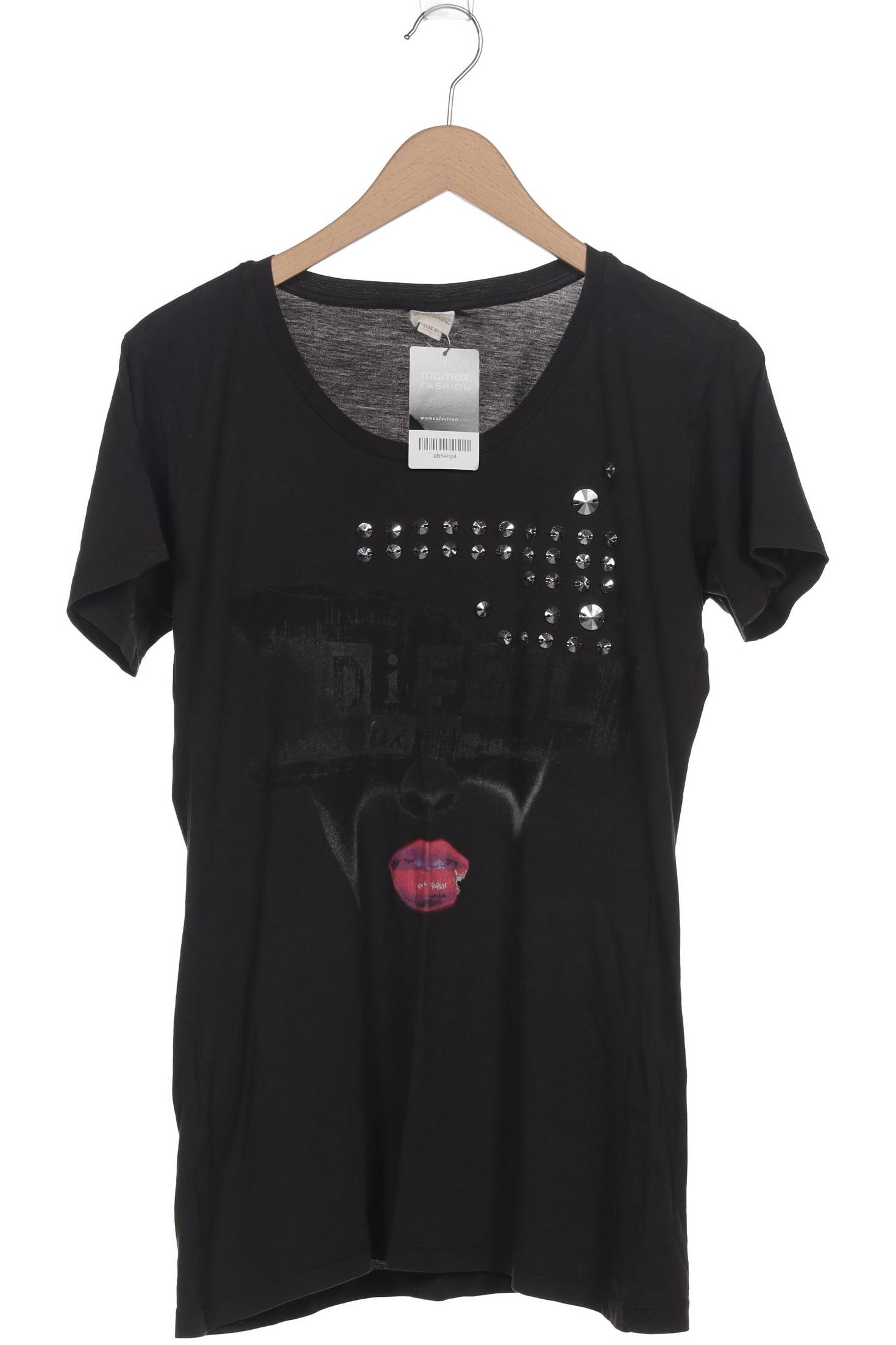 

Diesel Damen T-Shirt, schwarz, Gr. 44