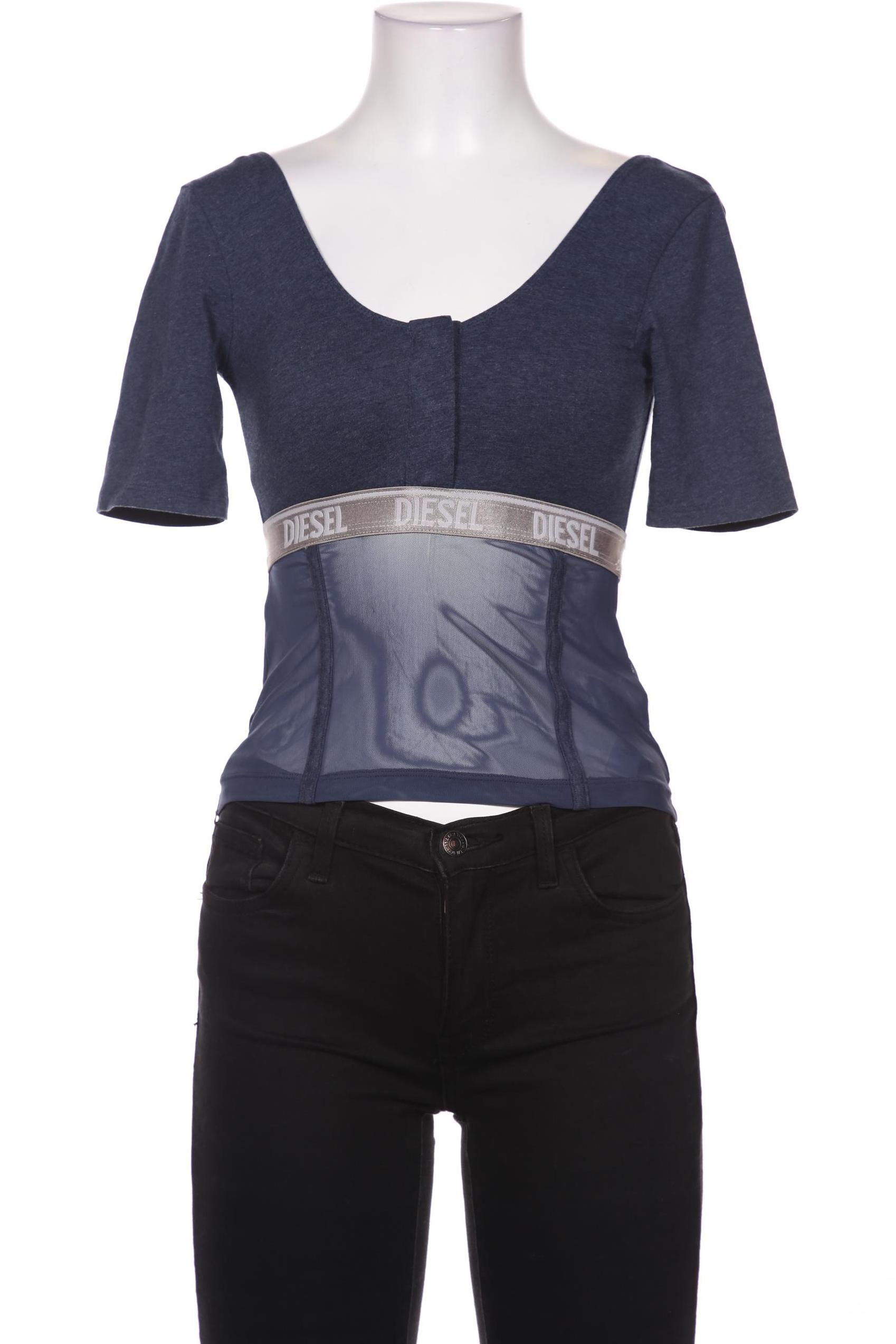 

Diesel Damen T-Shirt, marineblau, Gr. 32