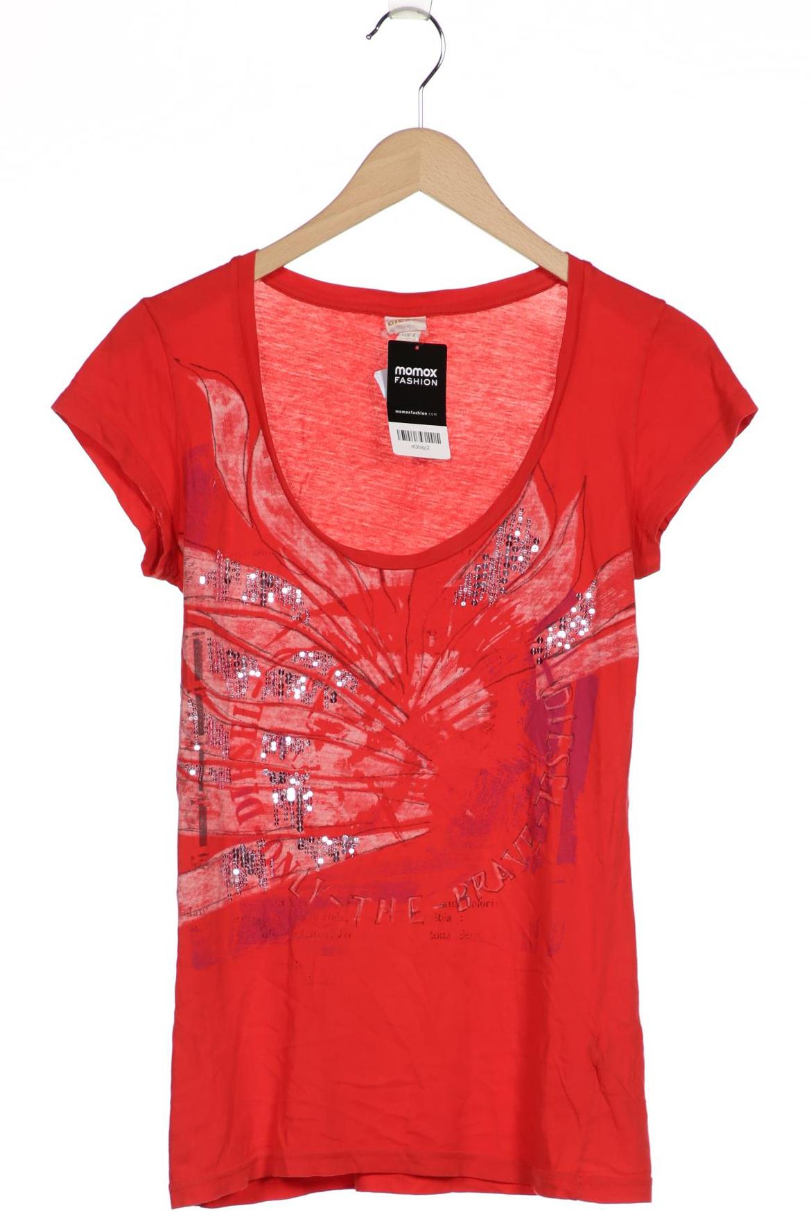 

Diesel Damen T-Shirt, rot, Gr. 36