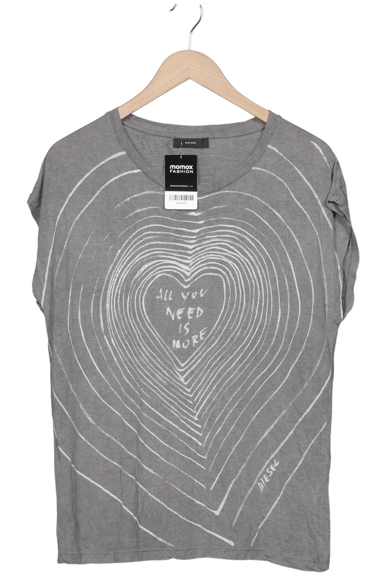 

Diesel Damen T-Shirt, grau, Gr. 38