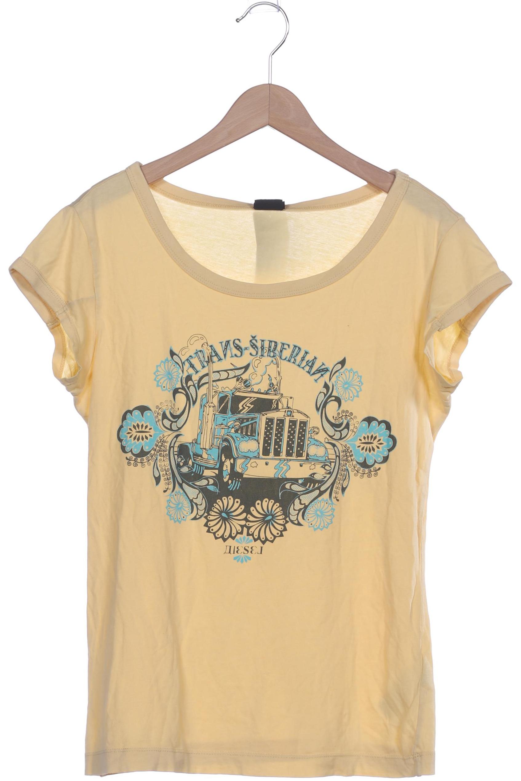 

Diesel Damen T-Shirt, gelb, Gr. 42