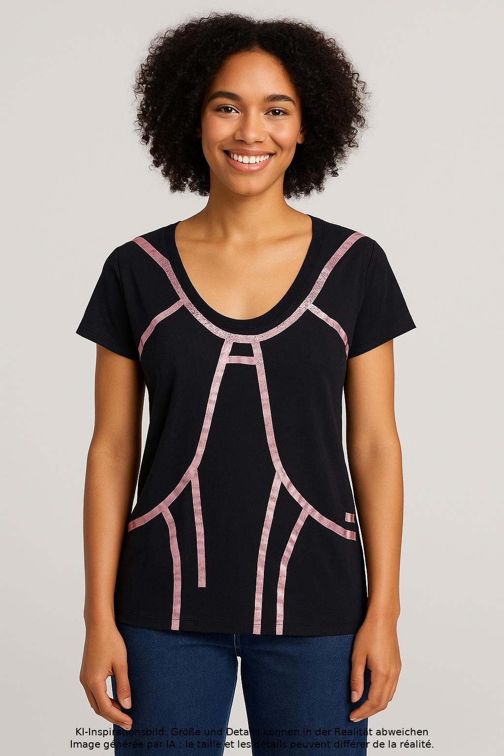 

Diesel Damen T-Shirt, mehrfarbig, Gr. 38