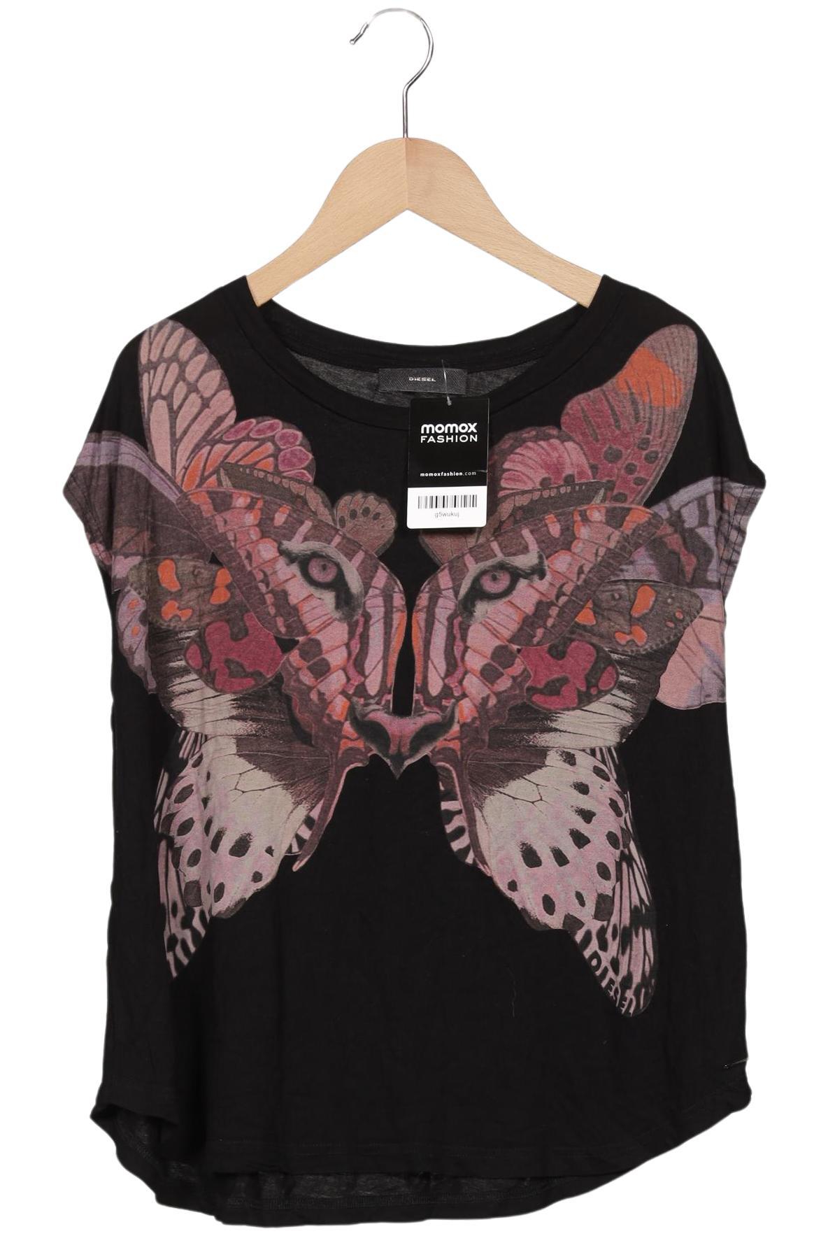 

Diesel Damen T-Shirt, schwarz, Gr. 34