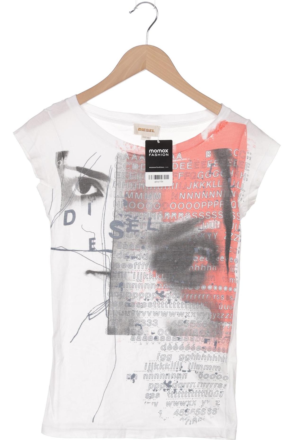

Diesel Damen T-Shirt, weiß, Gr. 34