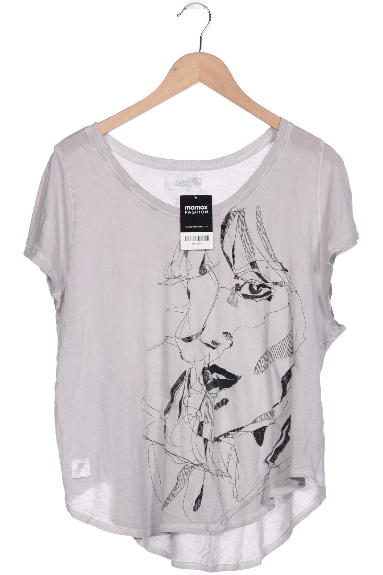 

Diesel Damen T-Shirt, grau, Gr. 38