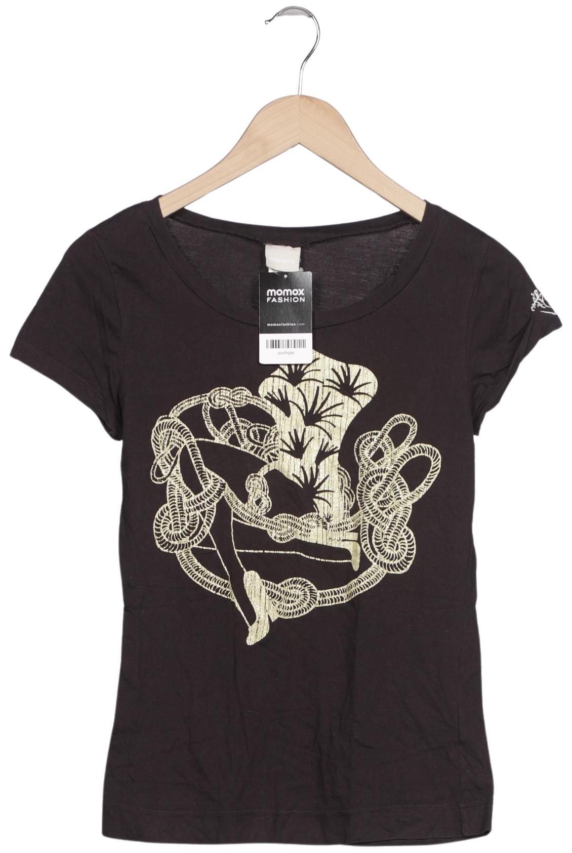 

Diesel Damen T-Shirt, braun, Gr. 38