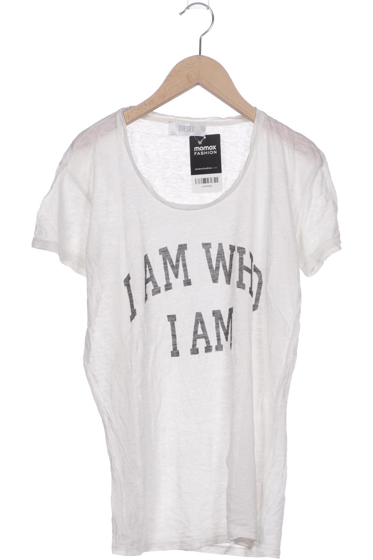 

Diesel Damen T-Shirt, cremeweiß, Gr. 42