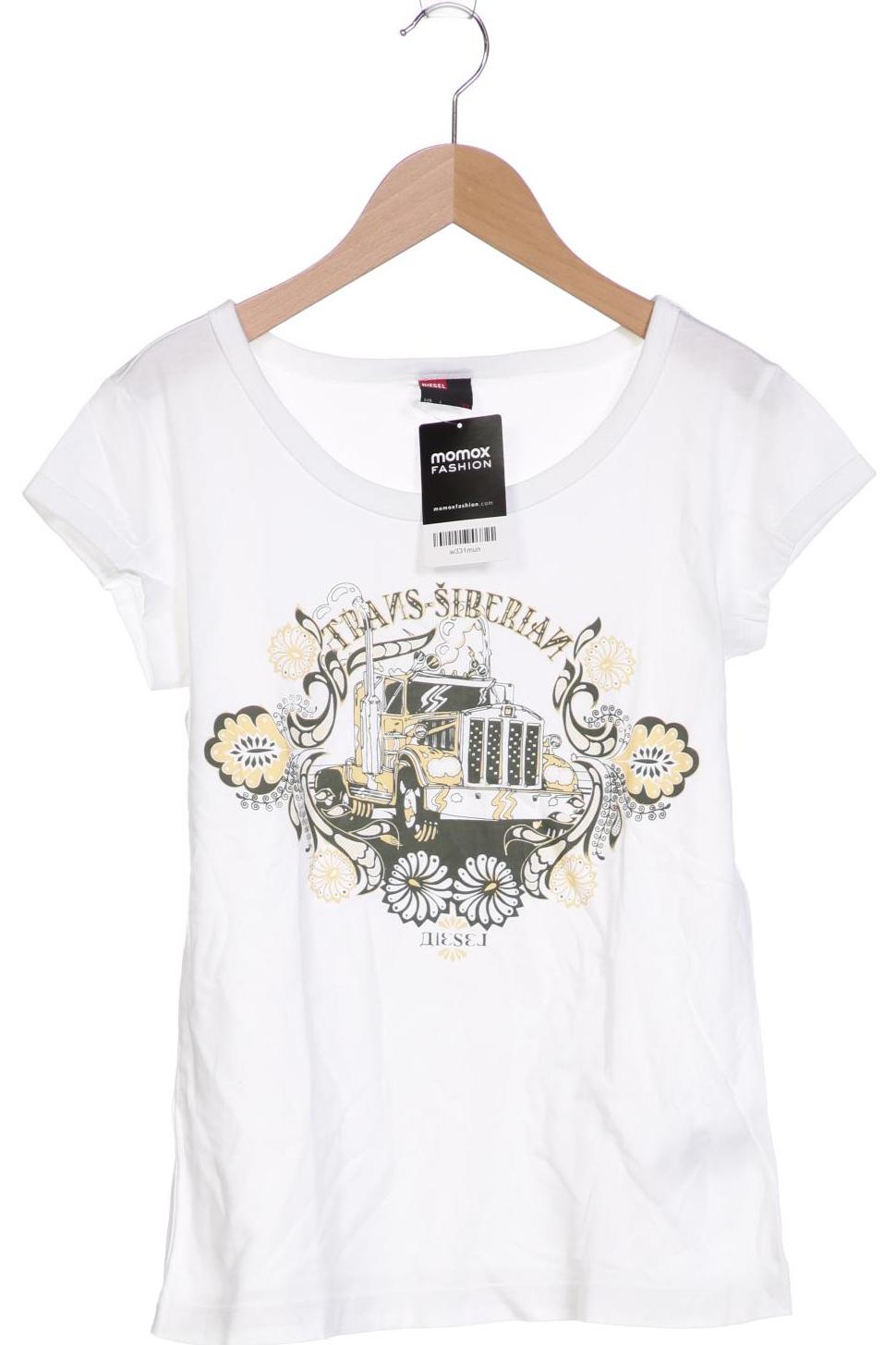 

Diesel Damen T-Shirt, weiß, Gr. 42