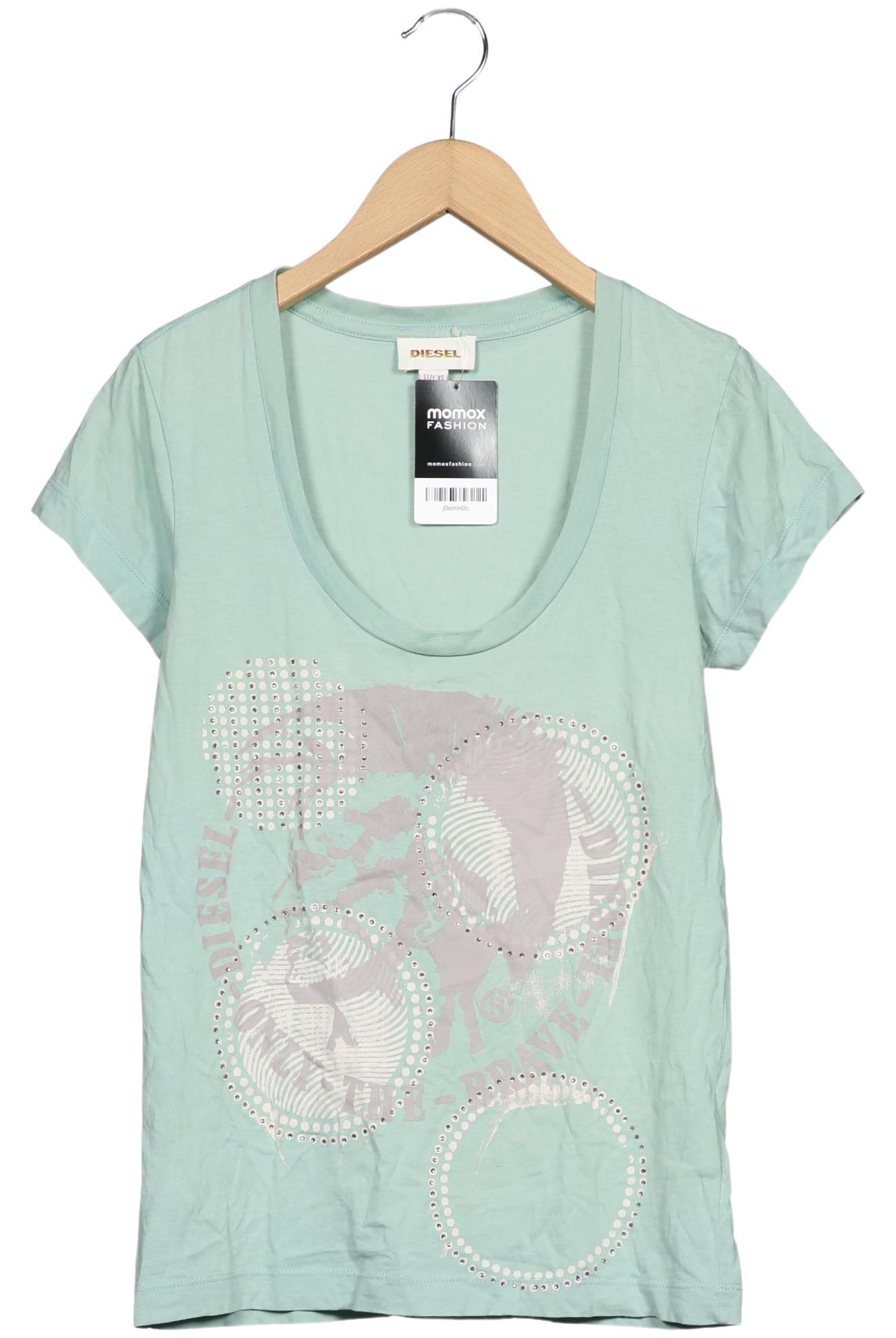 

Diesel Damen T-Shirt, hellgrün, Gr. 34