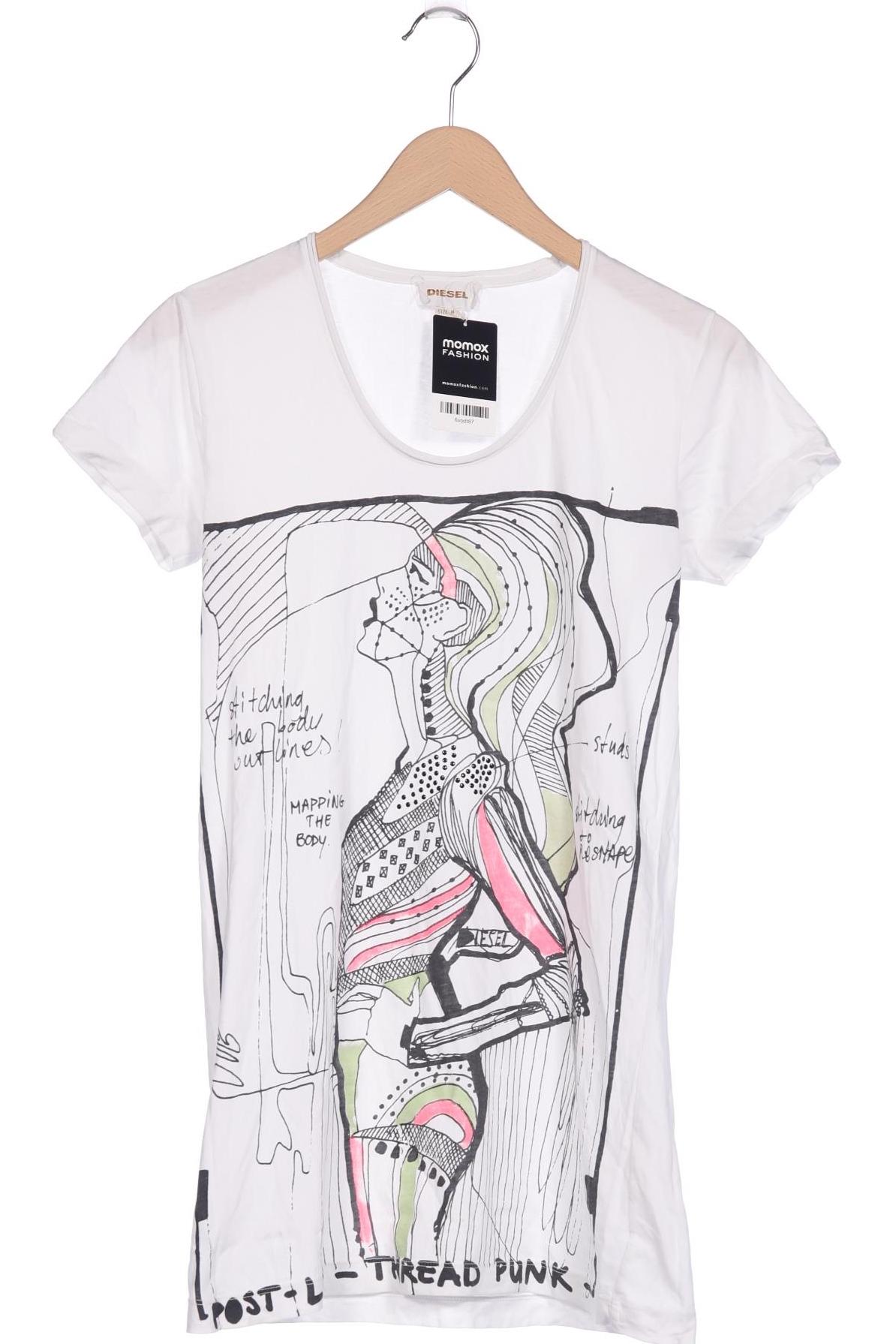 

Diesel Damen T-Shirt, weiß, Gr. 38