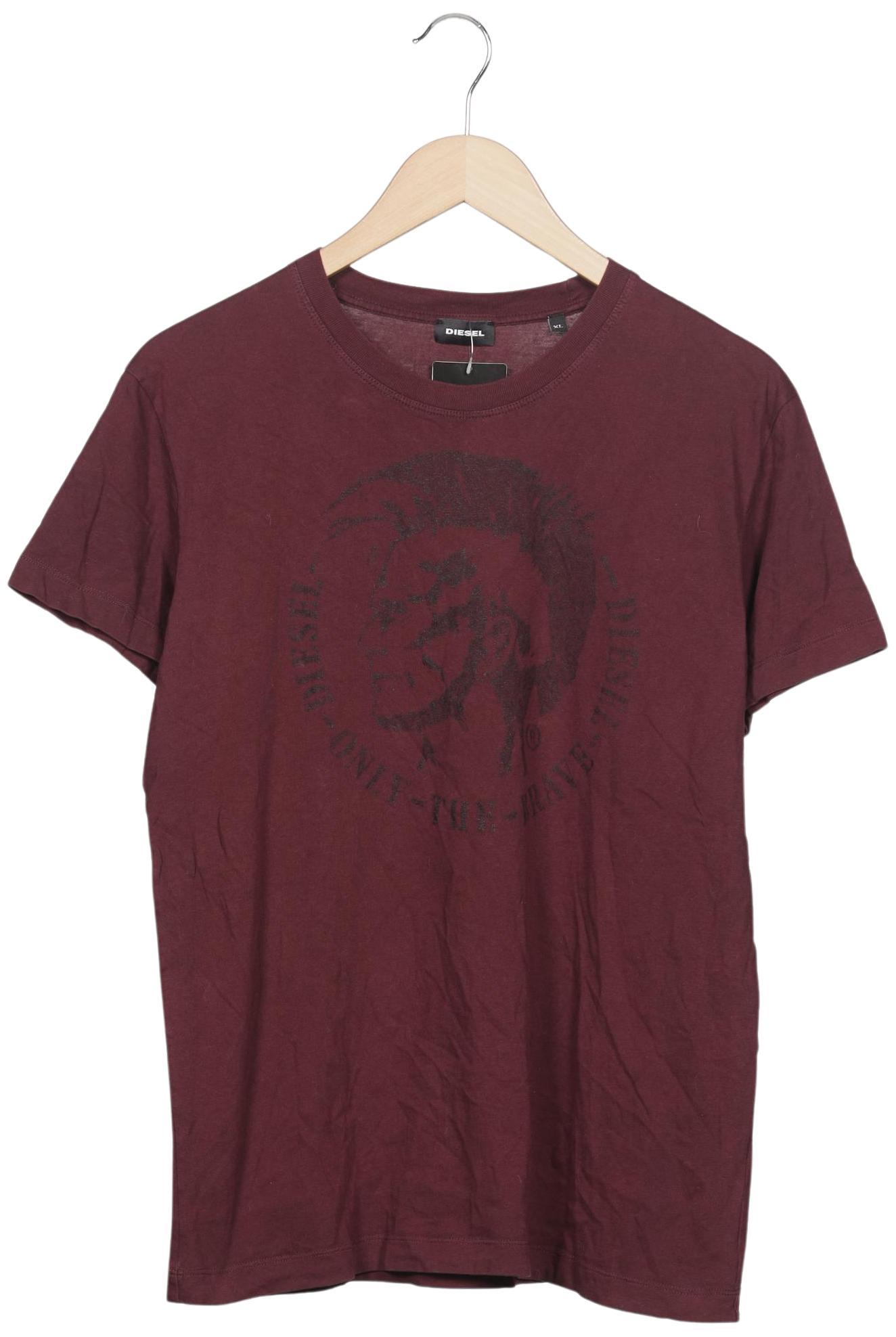 

Diesel Damen T-Shirt, bordeaux, Gr. 44