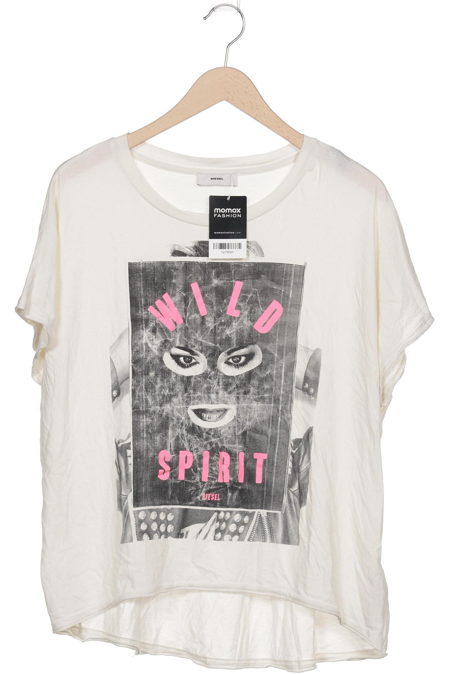 

Diesel Damen T-Shirt, cremeweiß, Gr. 38
