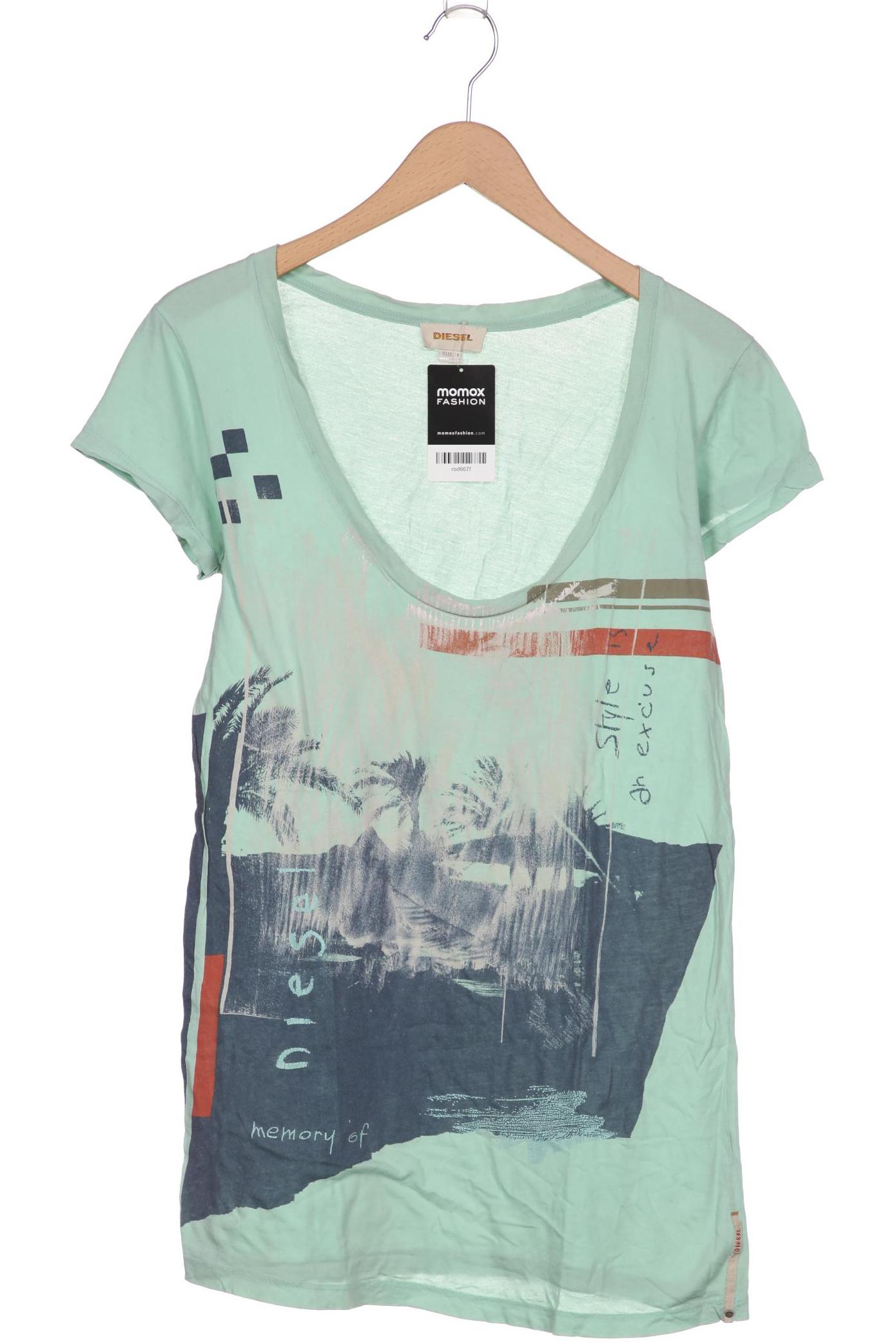 

Diesel Damen T-Shirt, türkis, Gr. 38