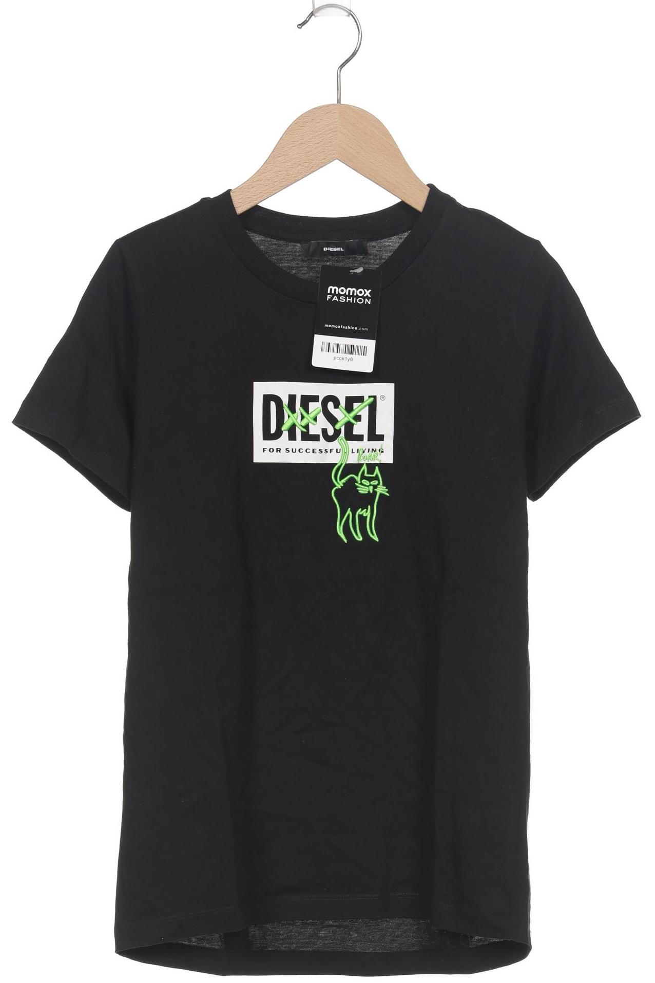 

Diesel Damen T-Shirt, schwarz, Gr. 34