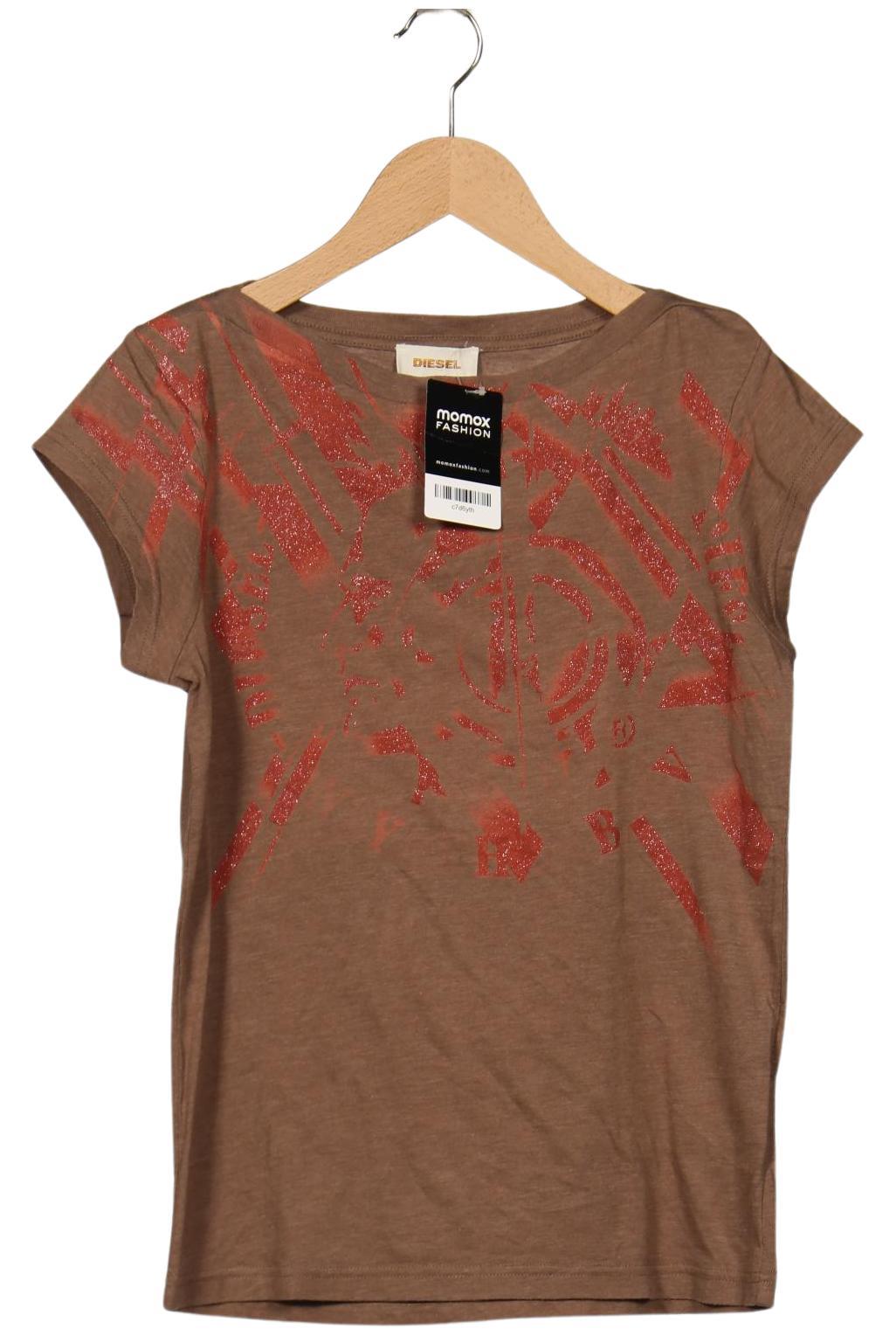 

Diesel Damen T-Shirt, braun, Gr. 42
