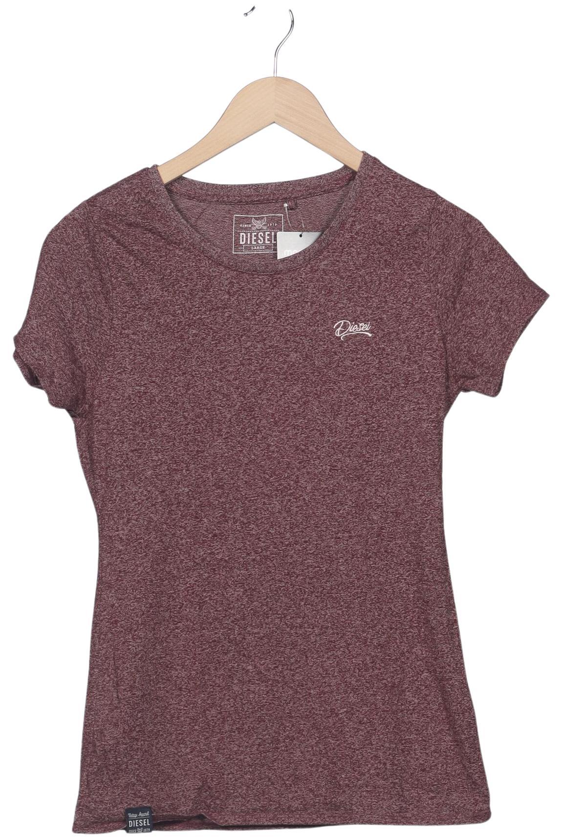 

Diesel Damen T-Shirt, bordeaux, Gr. 42