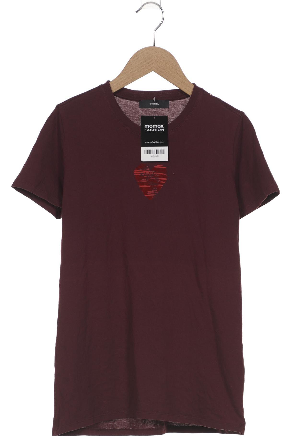 

Diesel Damen T-Shirt, bordeaux, Gr. 36
