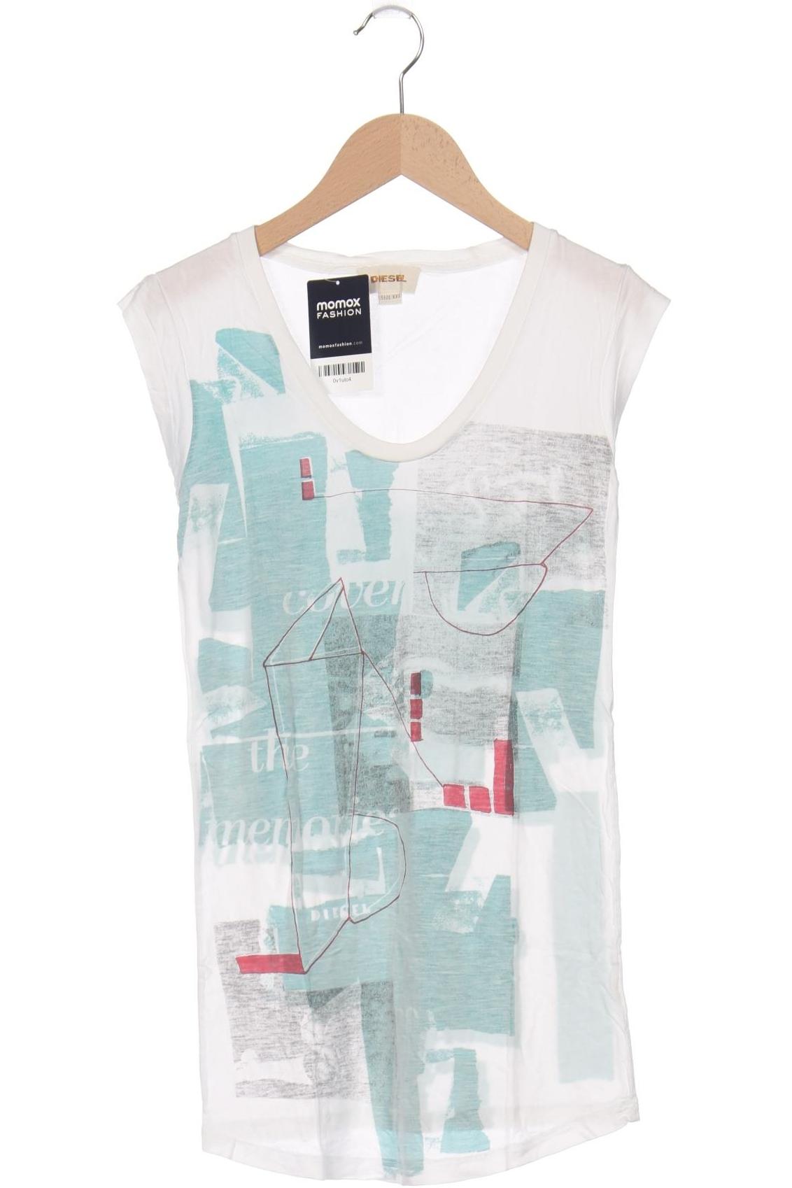 

Diesel Damen T-Shirt, weiß, Gr. 32