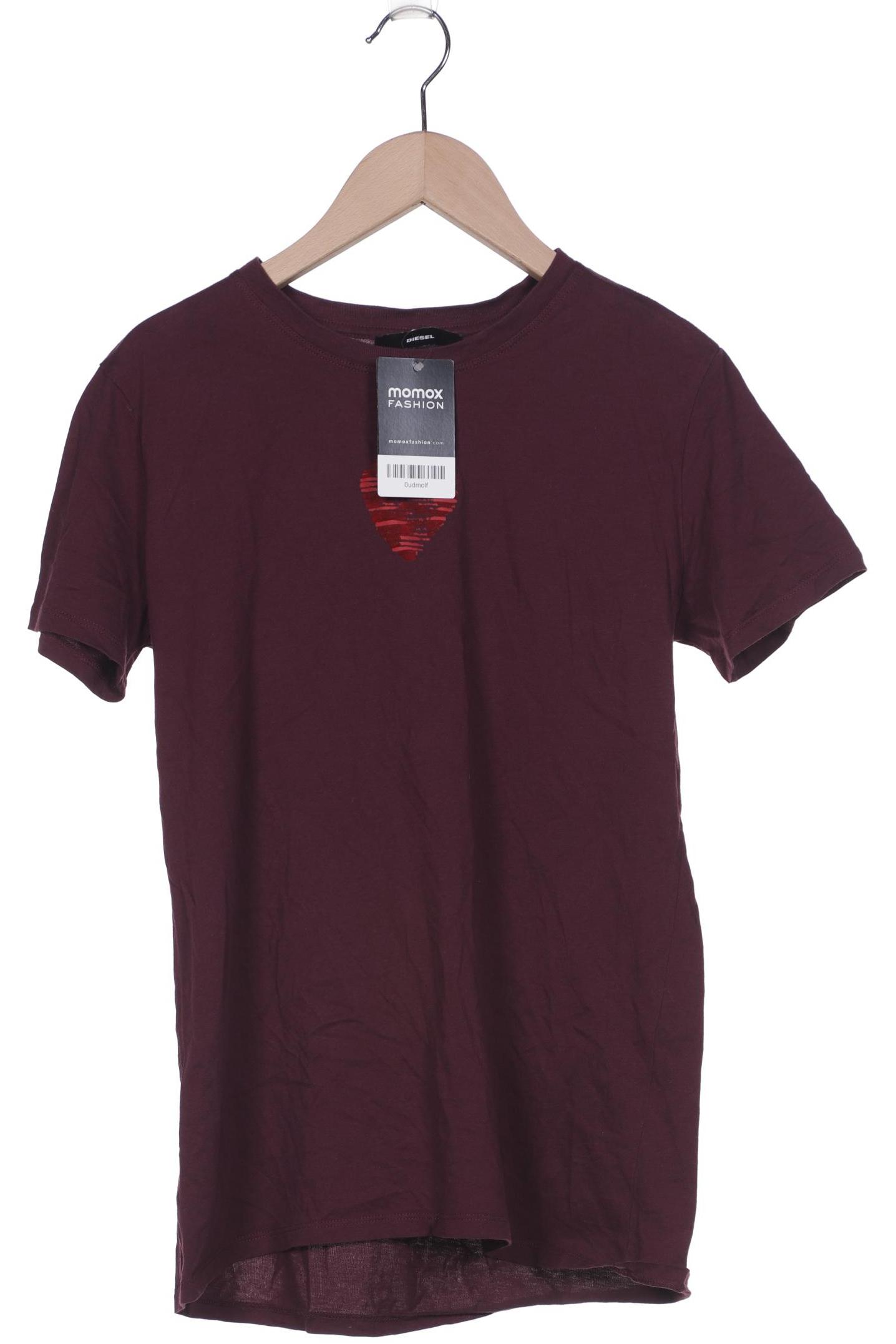 

Diesel Damen T-Shirt, bordeaux, Gr. 42