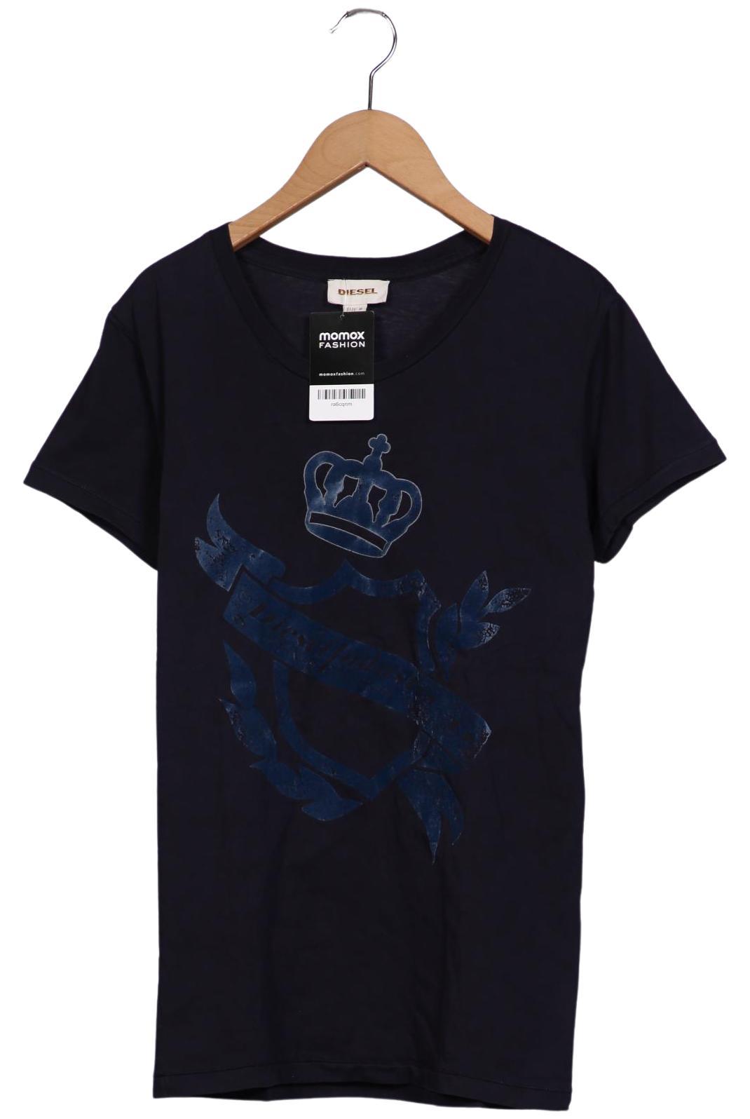 

Diesel Damen T-Shirt, marineblau, Gr. 38